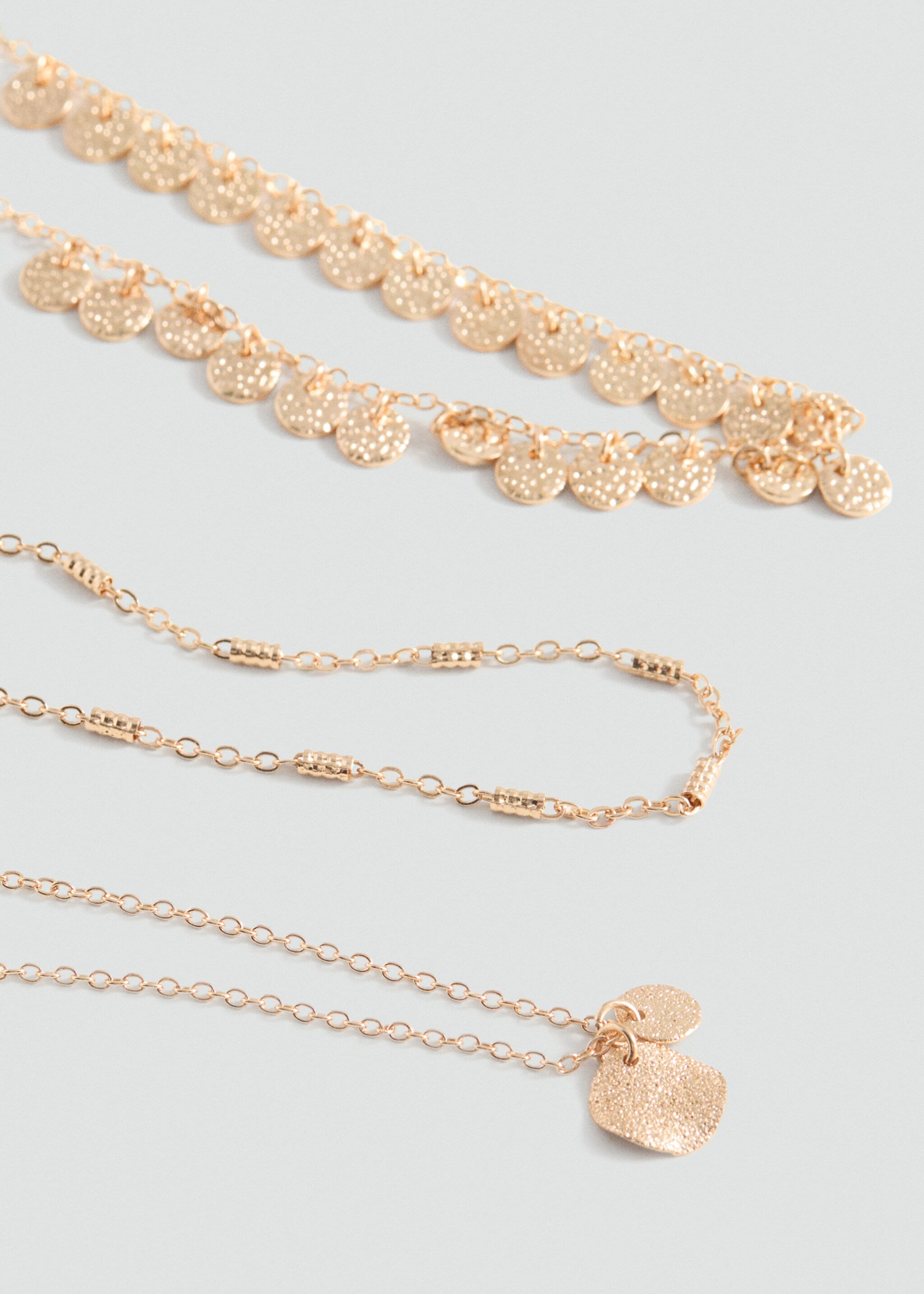 Chain necklace set - Medium plane