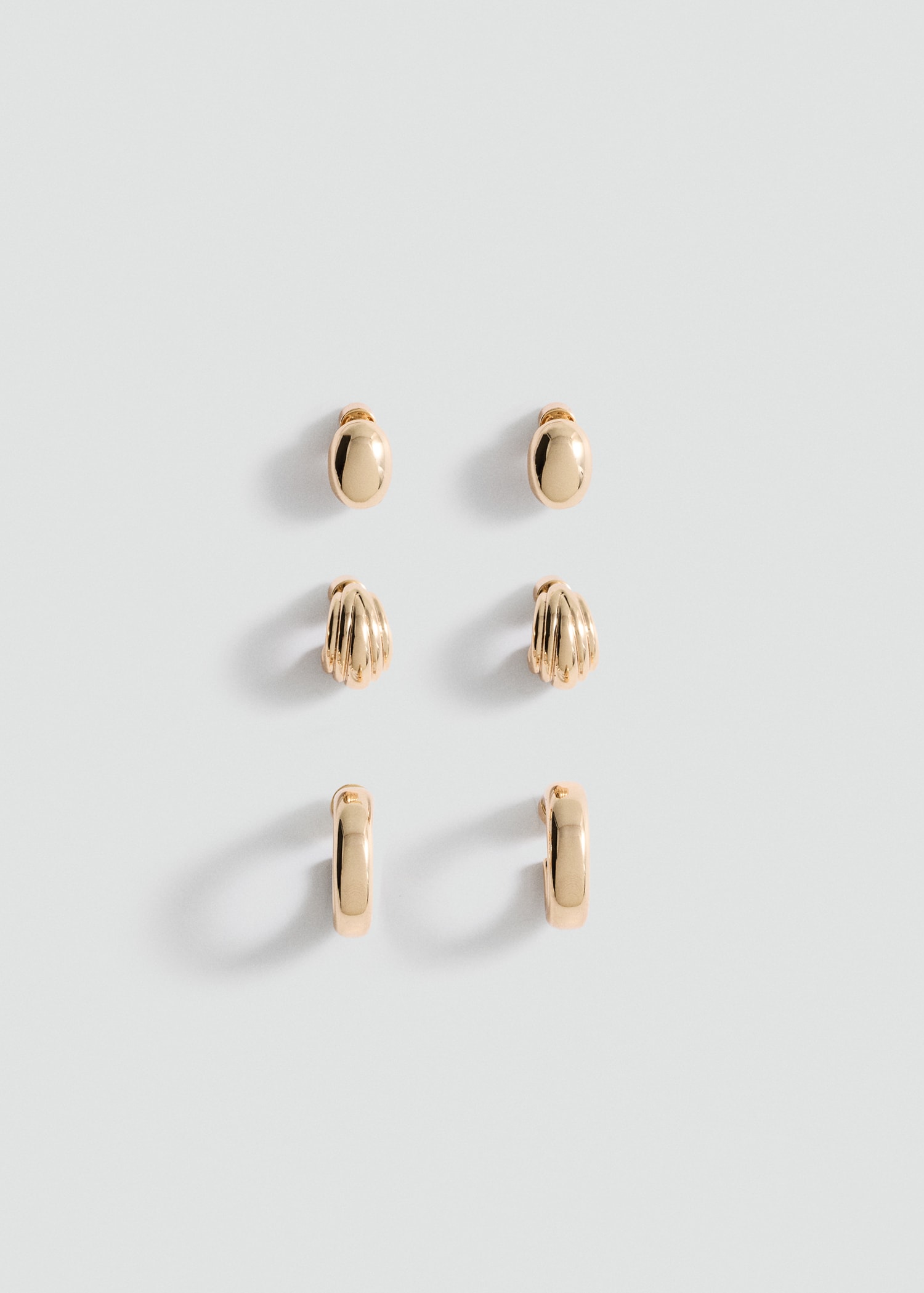 Combined earring set