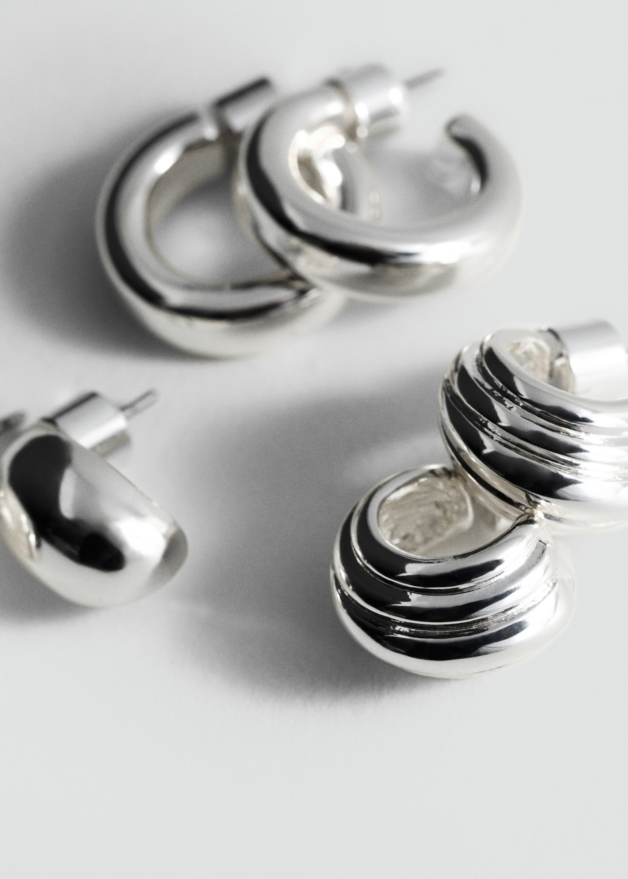 Set pendientes combinados - Plano medio