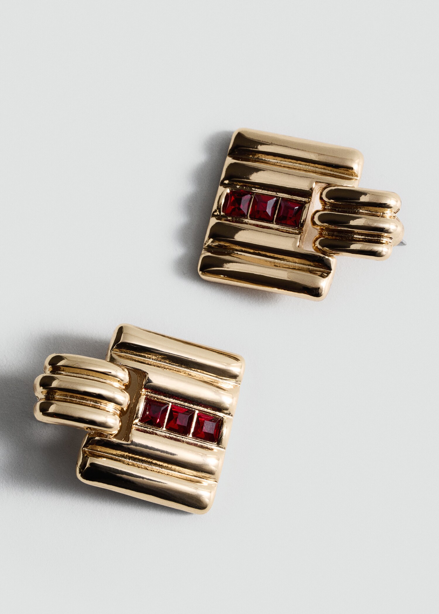 Pendientes geométricos aplique cristales - Plano medio