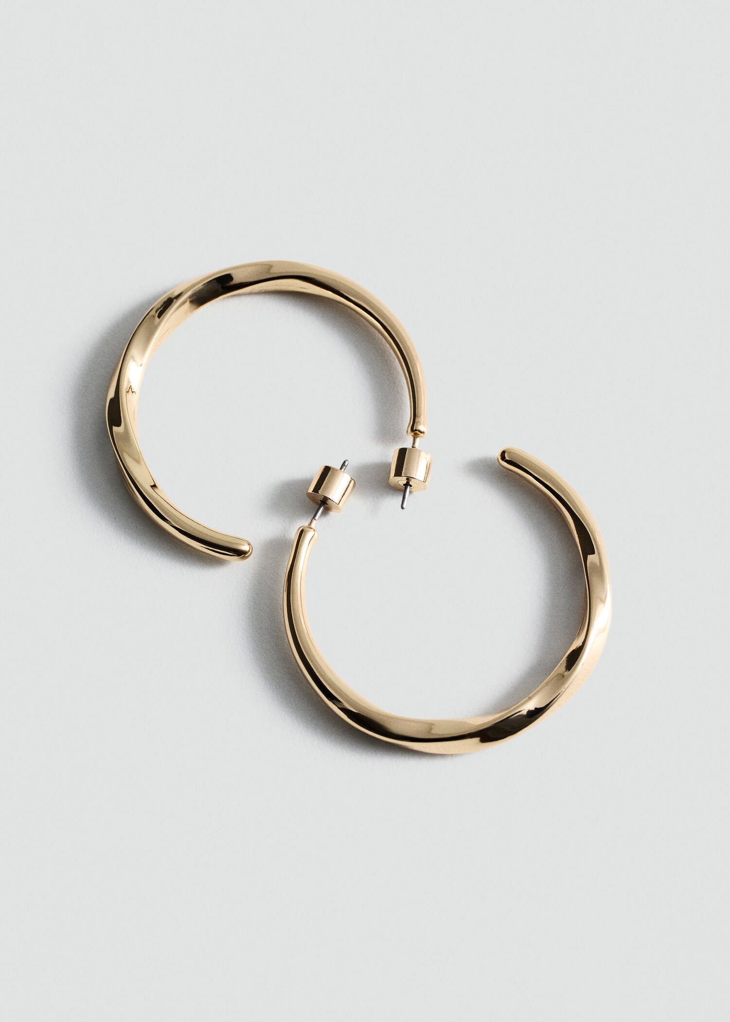 Pendientes aros irregulares - Plano medio