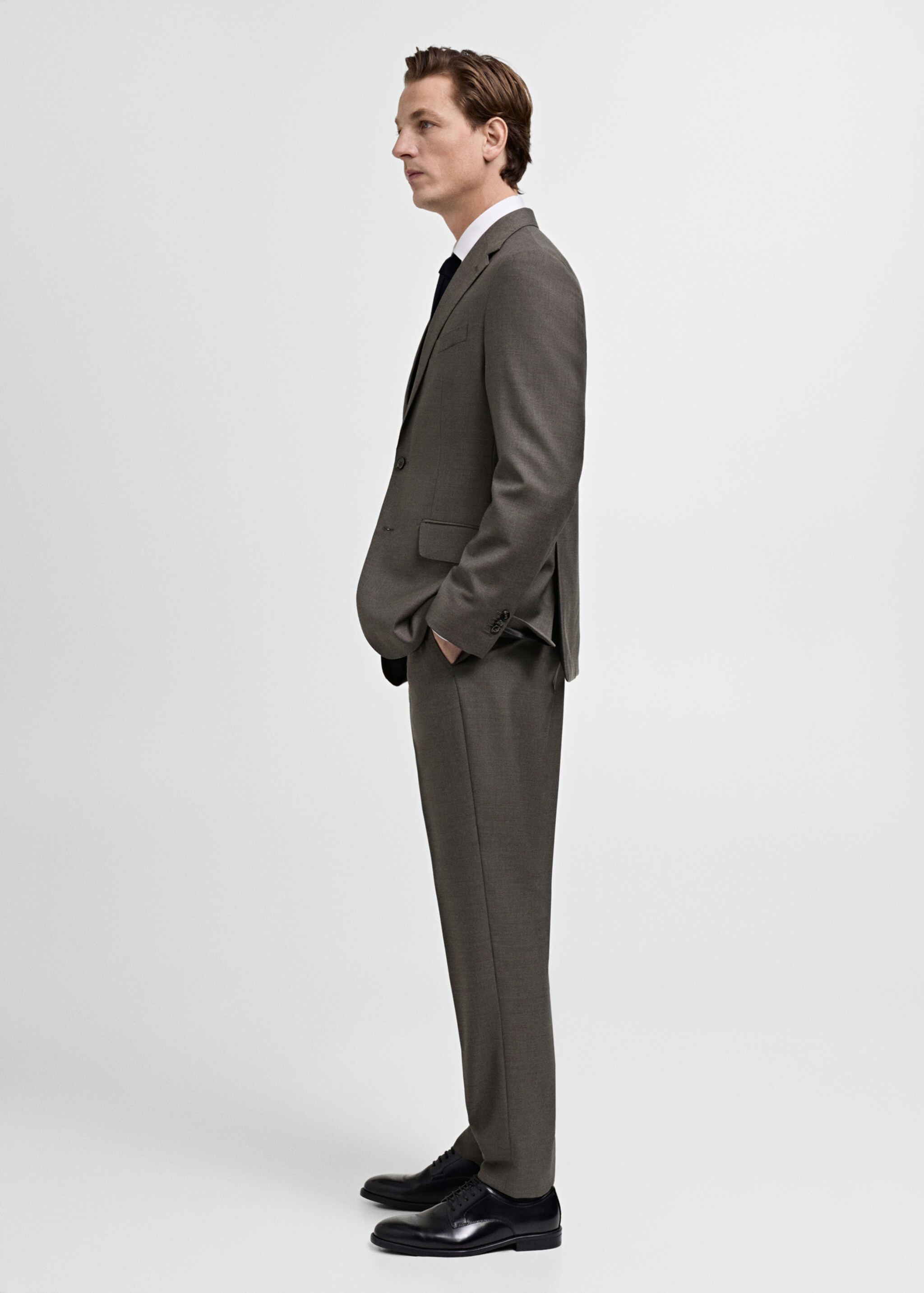 Venice 100% virgin wool suit trousers - Details of the article 2
