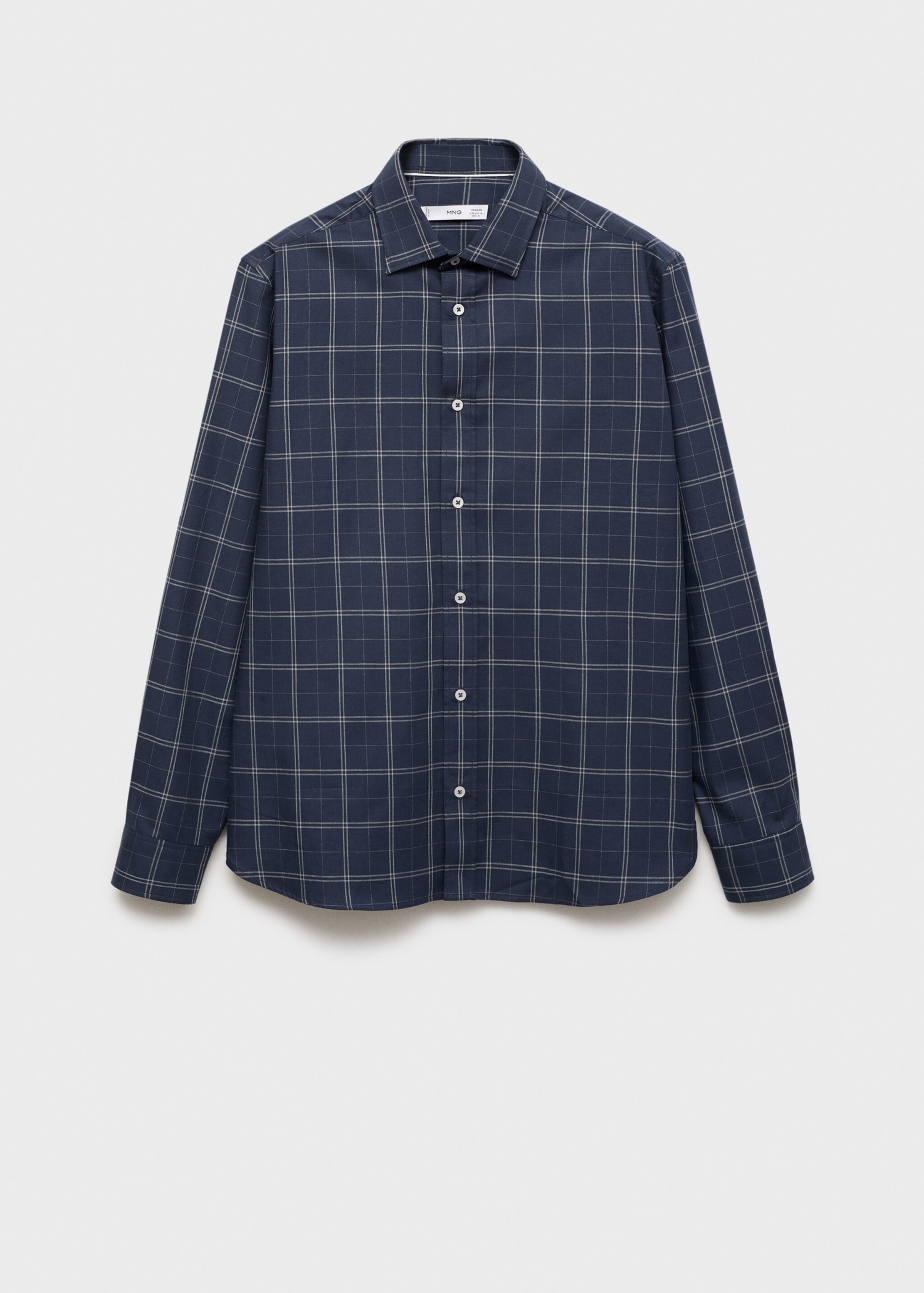 Regular fit check cotton shirt - Article without model