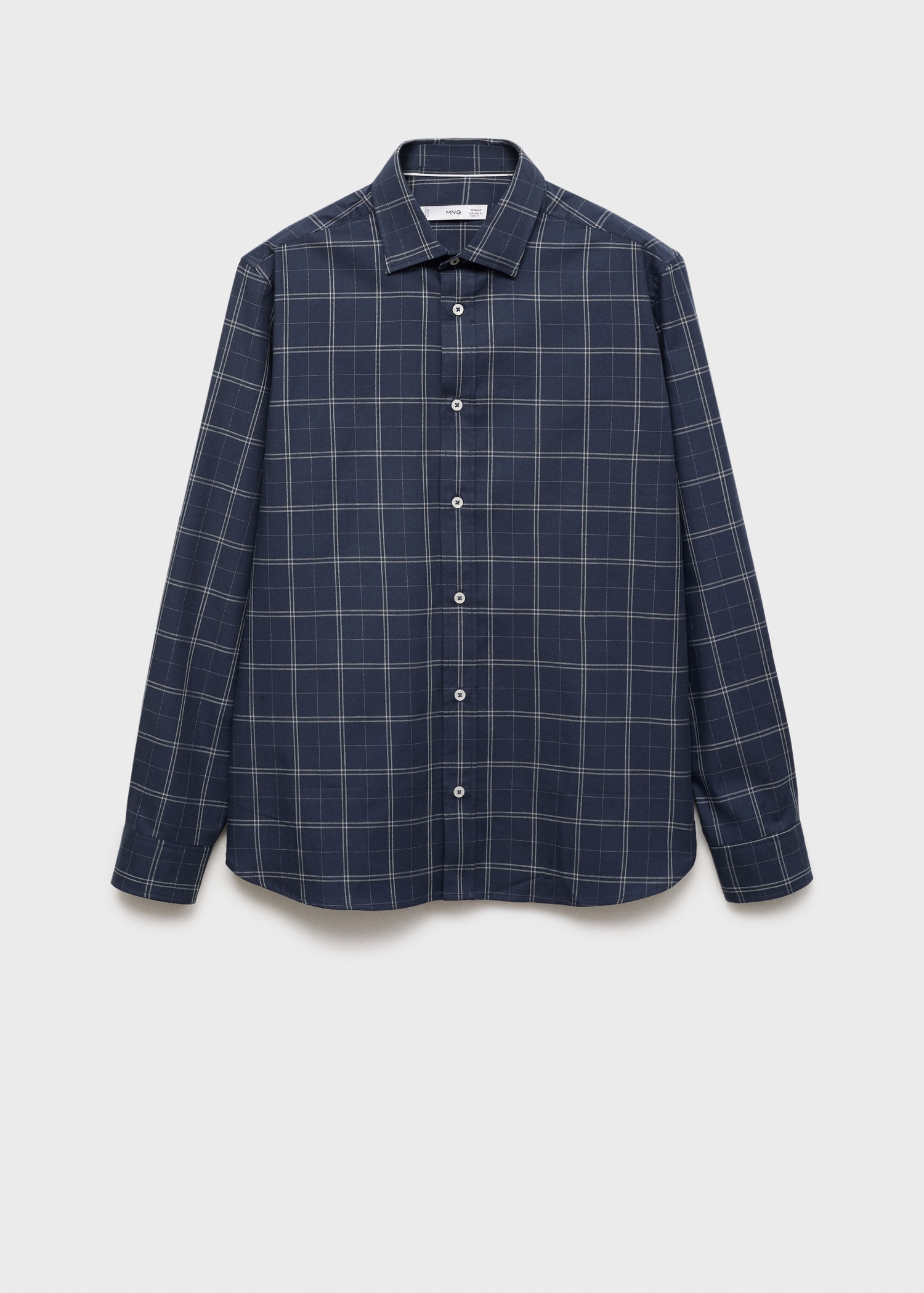 Camisa regular fit algodón cuadros - Artículo sin modelo