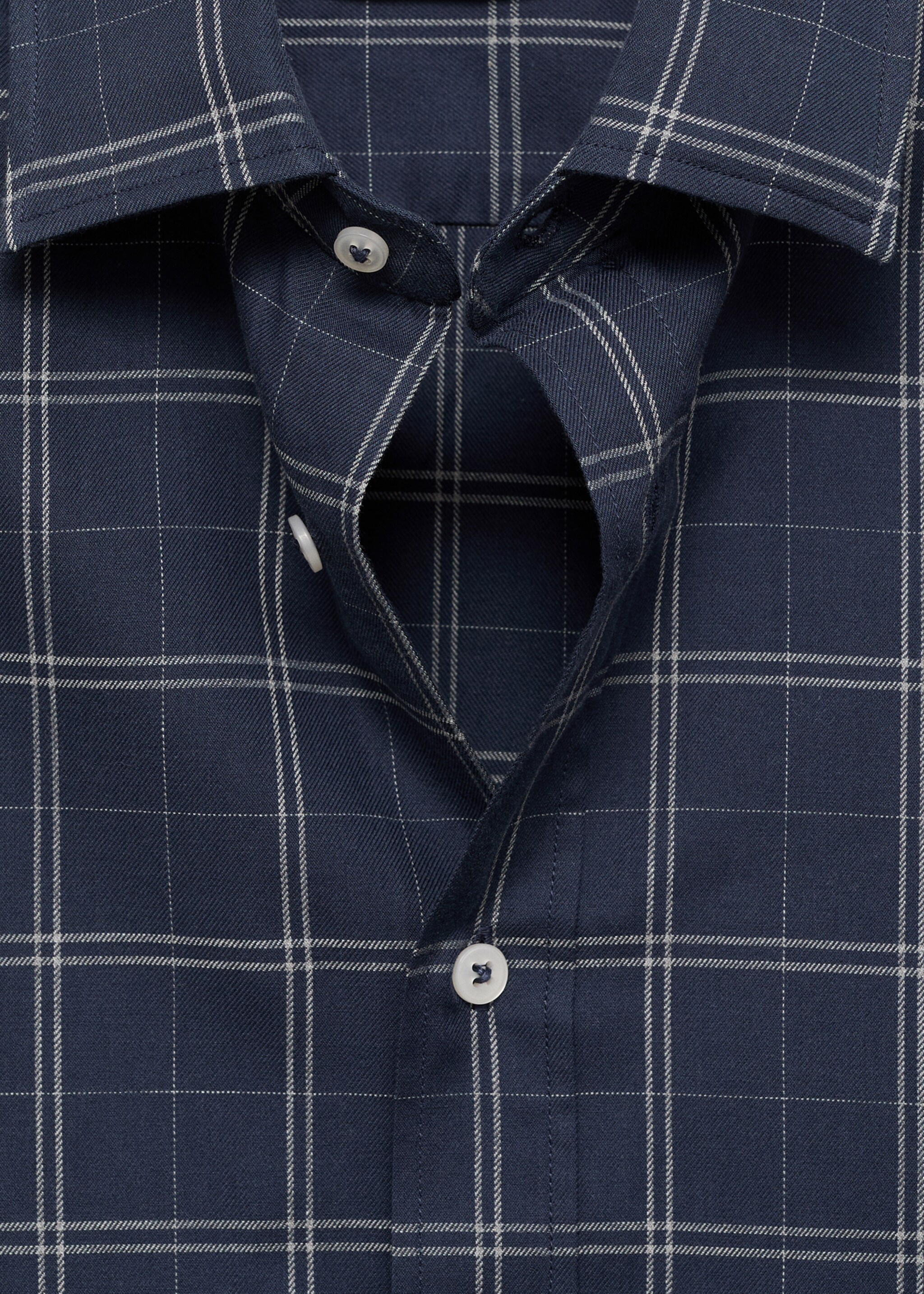 Camisa regular fit algodón cuadros - Detalle del artículo 8