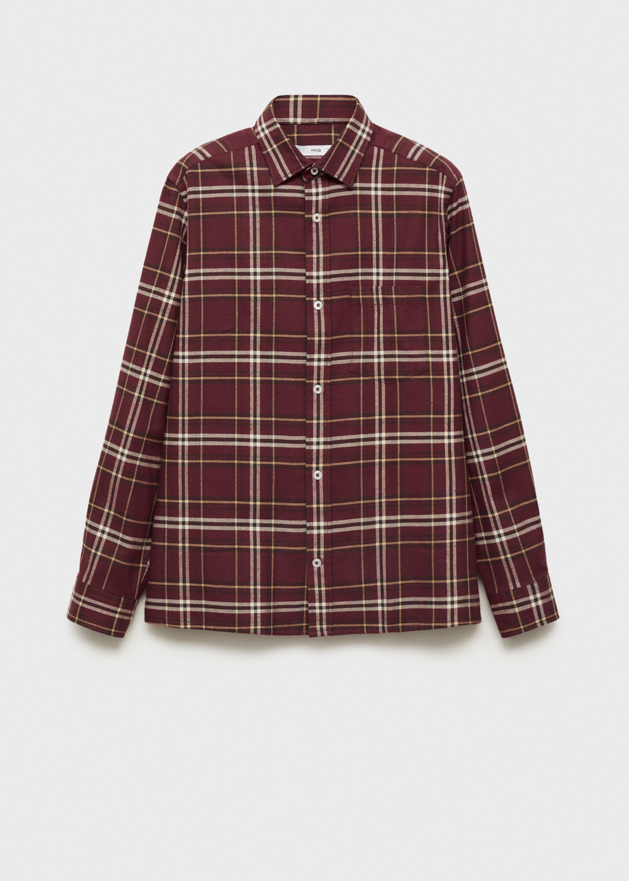 Camisa 100% algodón franela cuadros - Artículo sin modelo