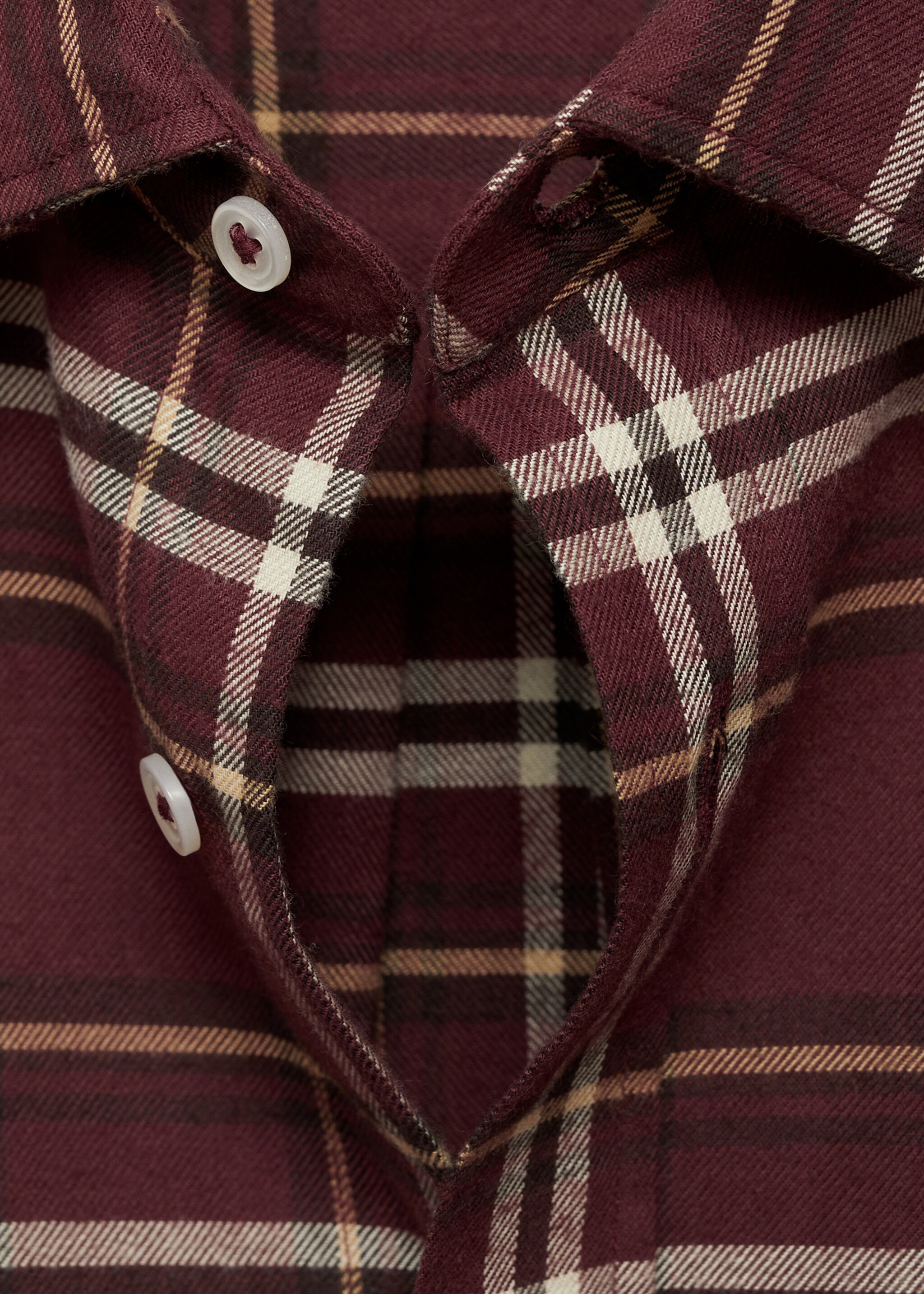 Camisa 100% algodón franela cuadros - Detalle del artículo 8