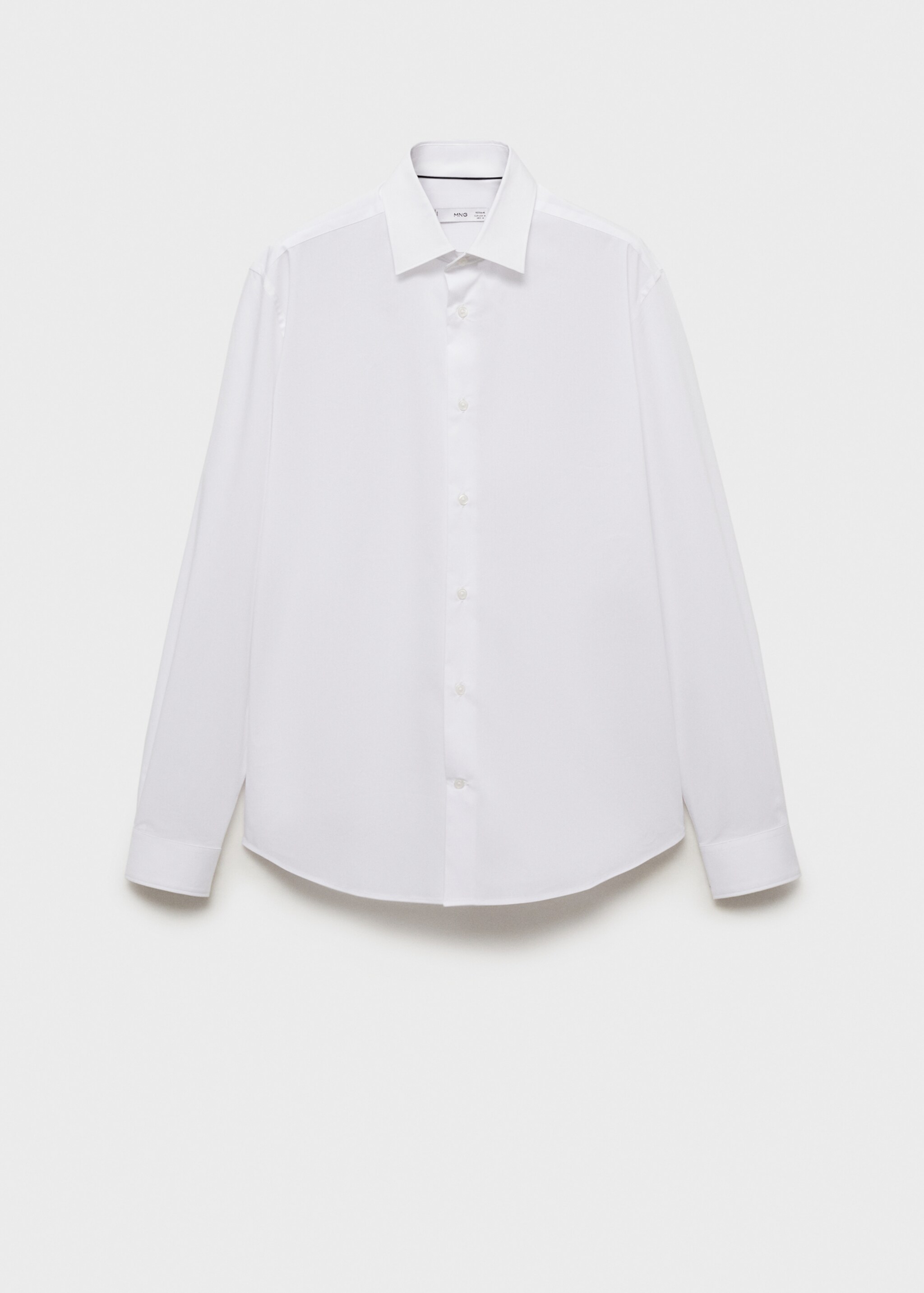 Regular-fit stretch cotton shirt - Article without model