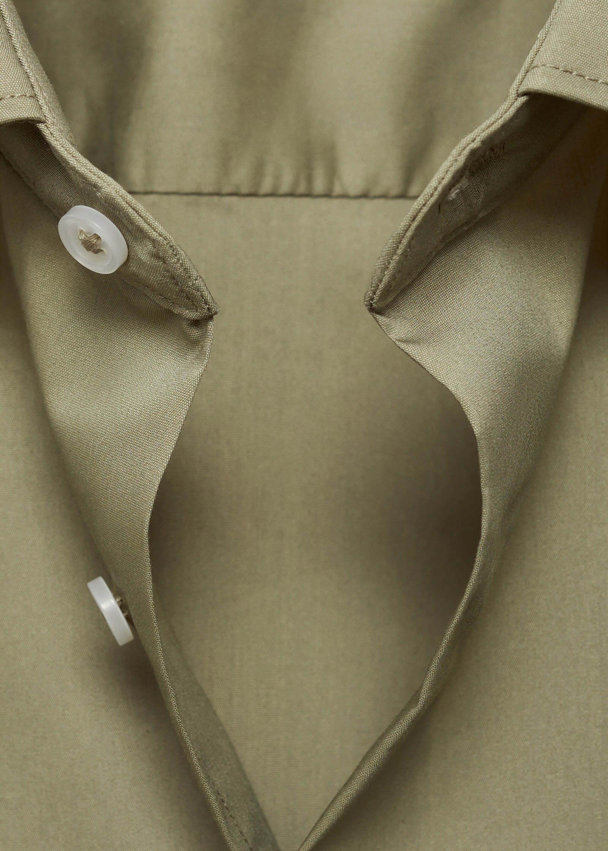 Regular-fit stretch cotton shirt - Details of the article 8