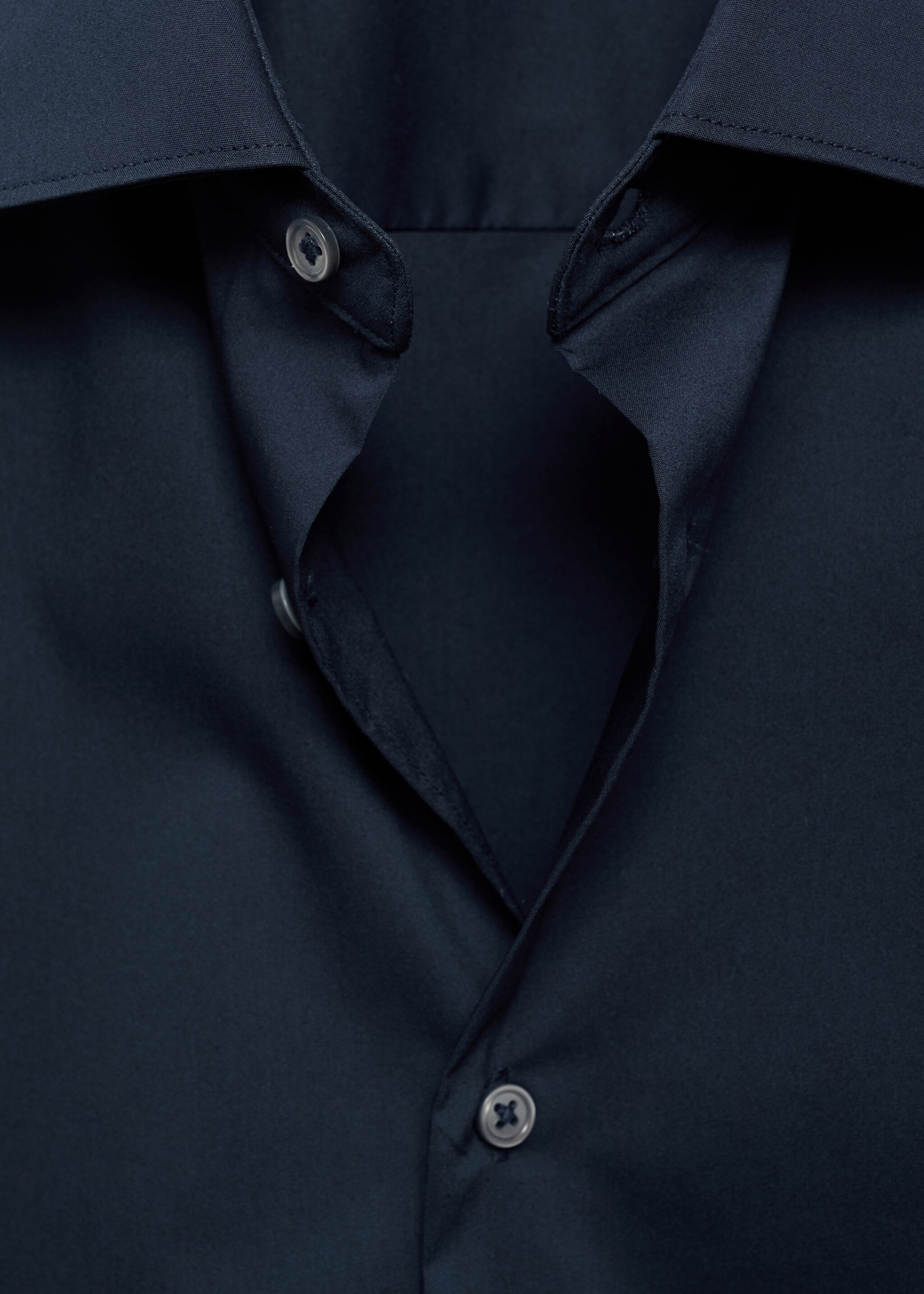Regular-fit stretch cotton shirt - Details of the article 8