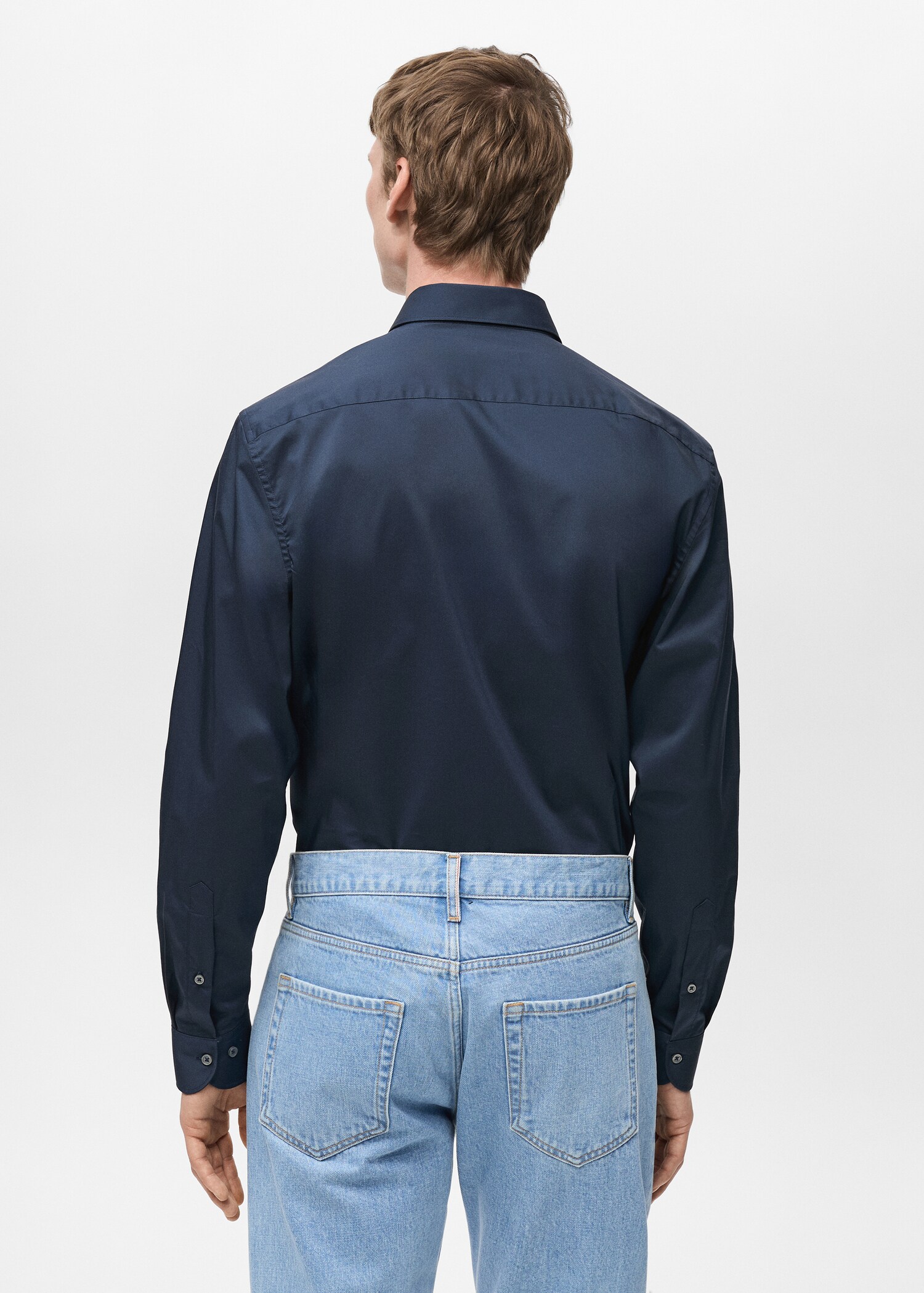Chemise regular-fit coton stretch - Verso de l’article
