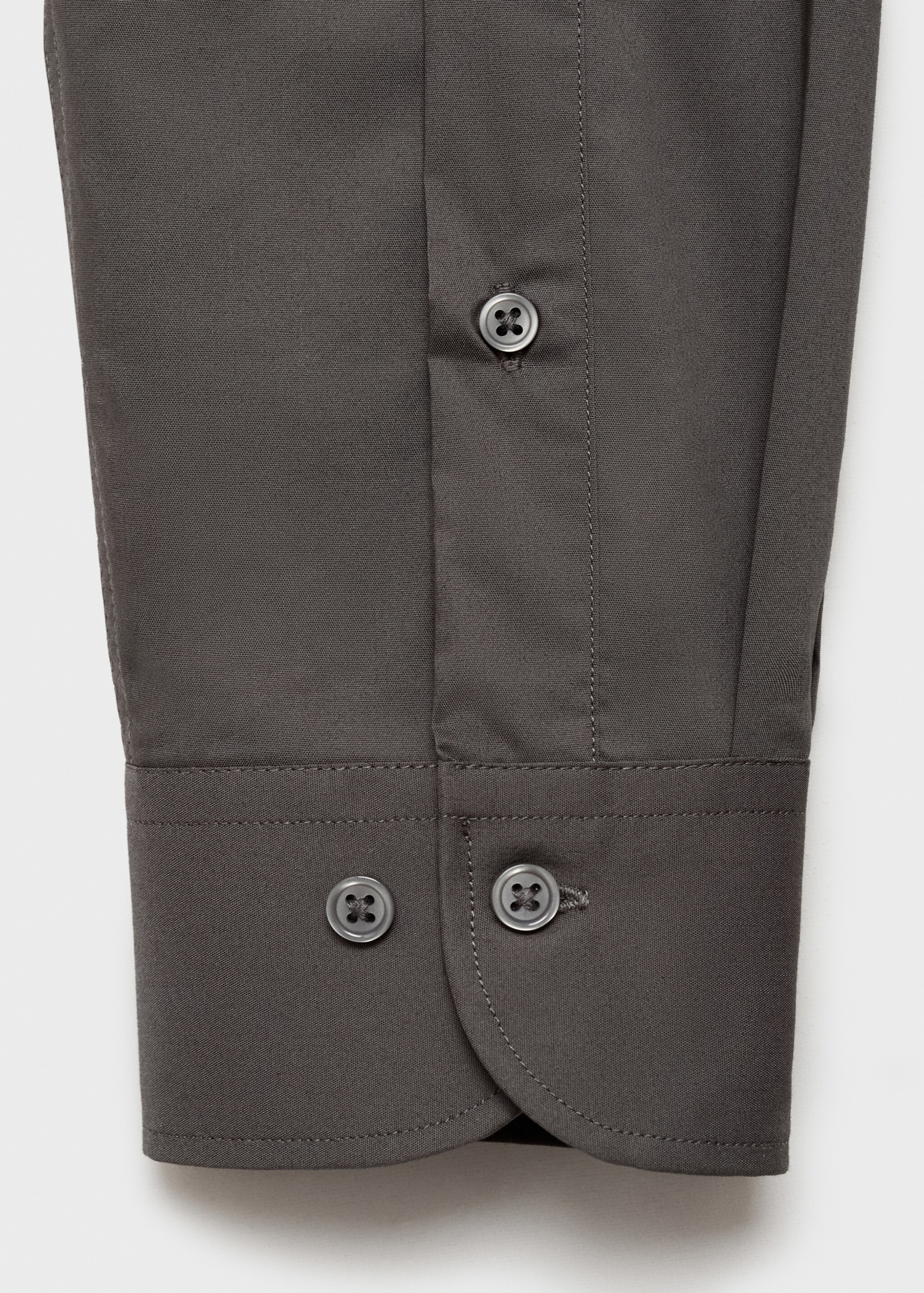 Regular-fit stretch cotton shirt - Details of the article 0