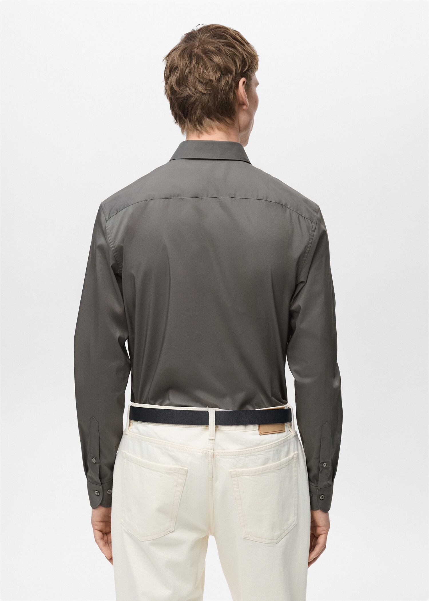 Chemise regular-fit coton stretch - Verso de l’article