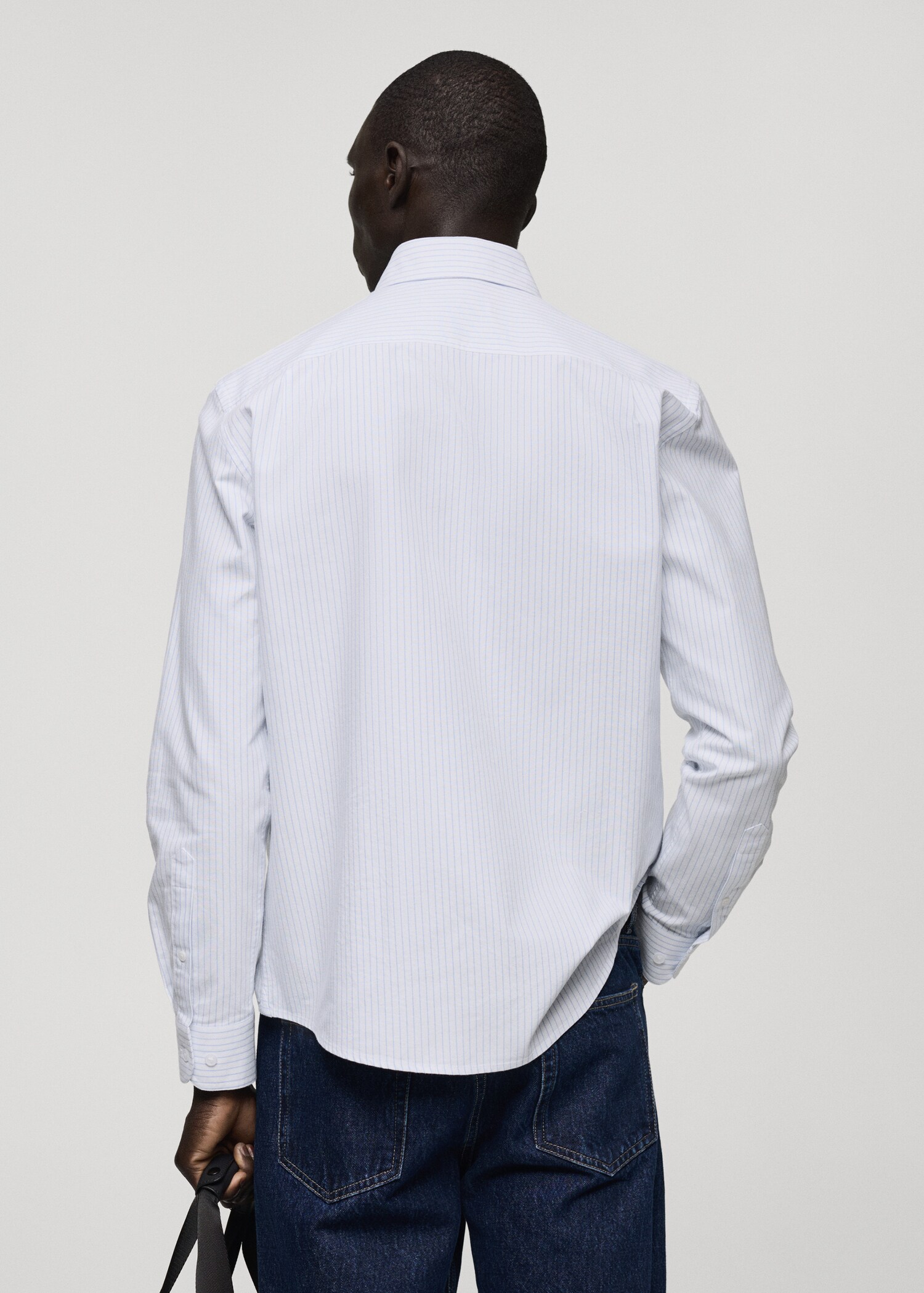 100% cotton kodak striped shirt - Reverse of the article
