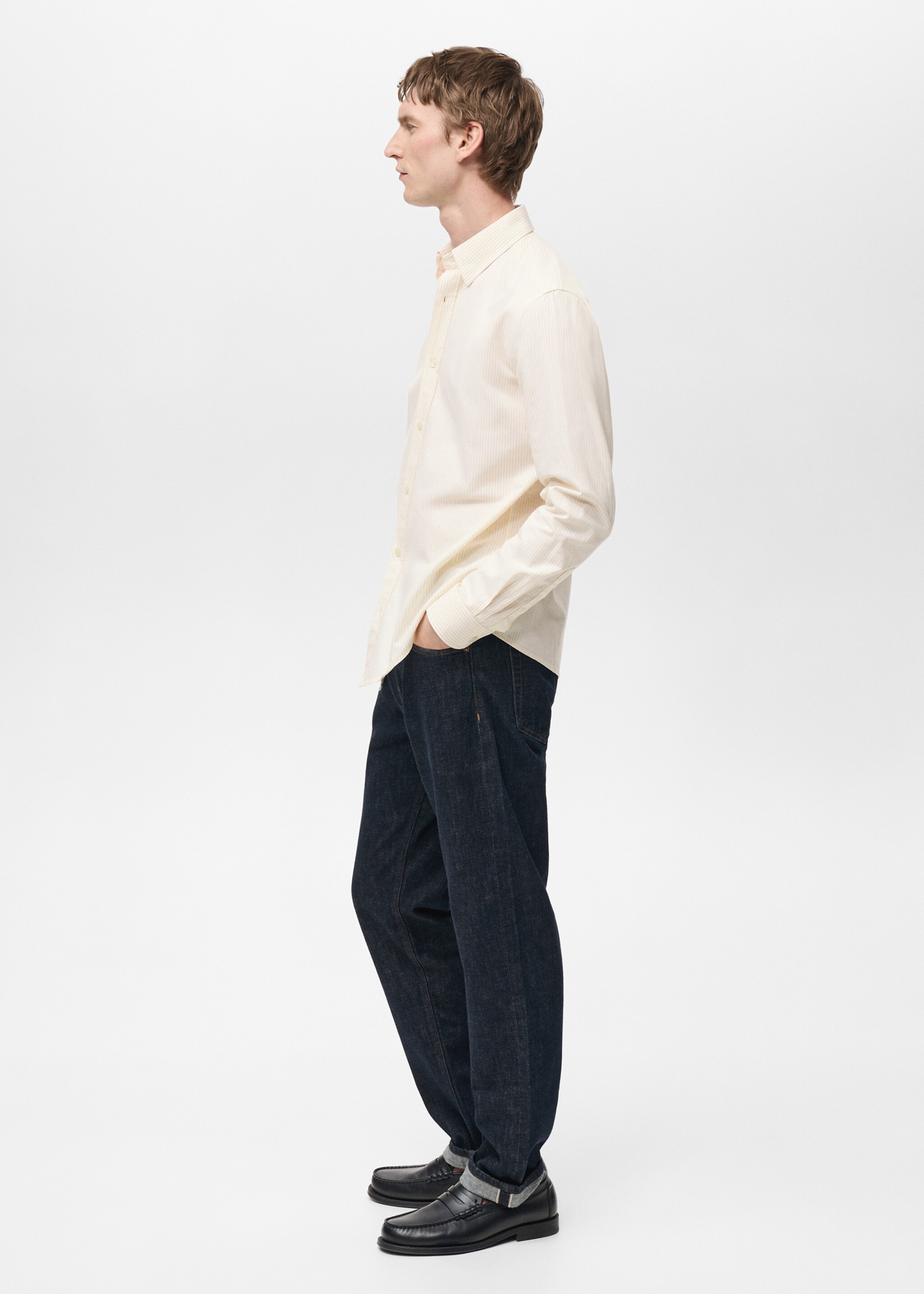 100% cotton kodak striped shirt - Details of the article 2