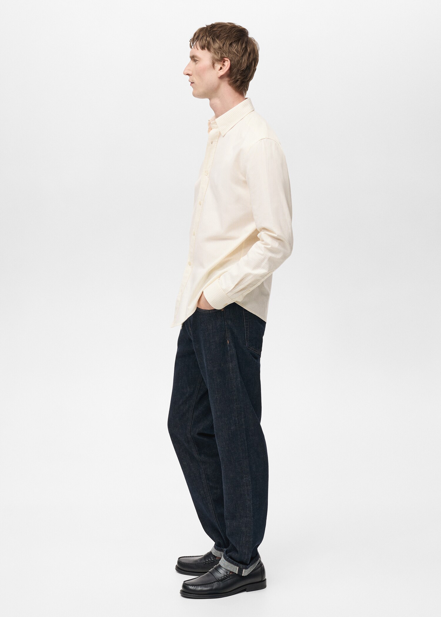 100% cotton kodak striped shirt - Details of the article 2