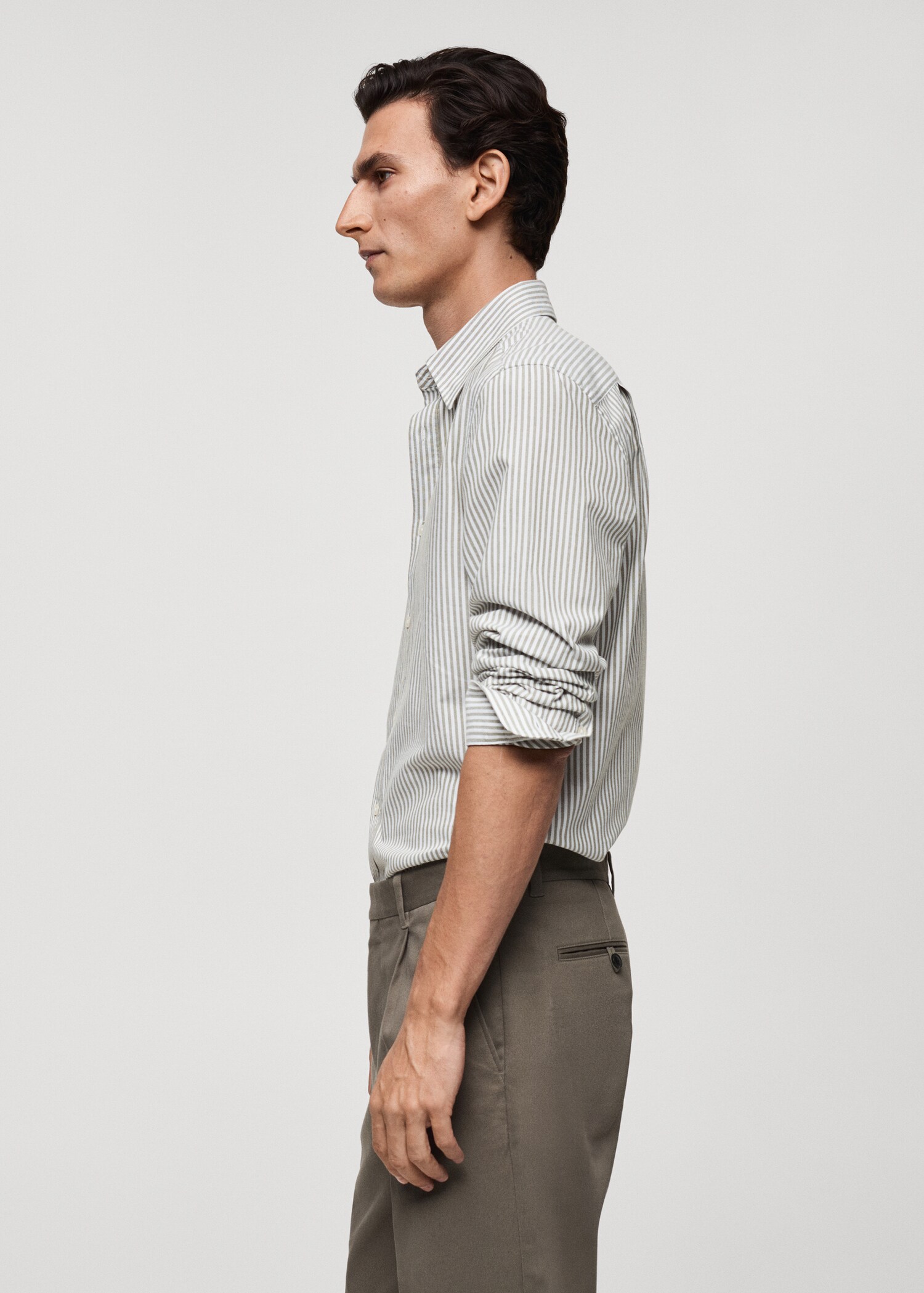 100% cotton kodak striped shirt - Details of the article 2