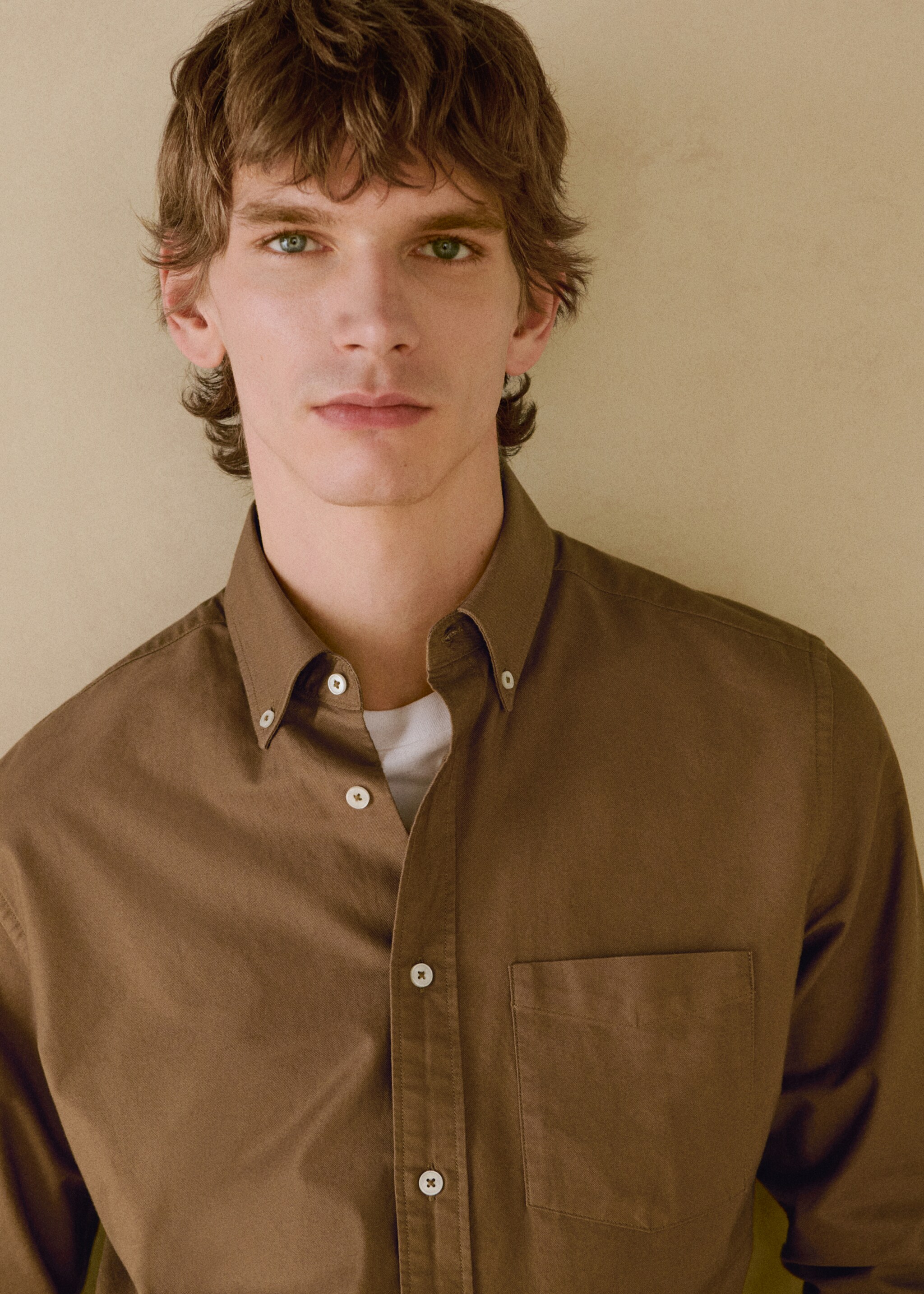 100% cotton Oxford shirt - Details of the article 3