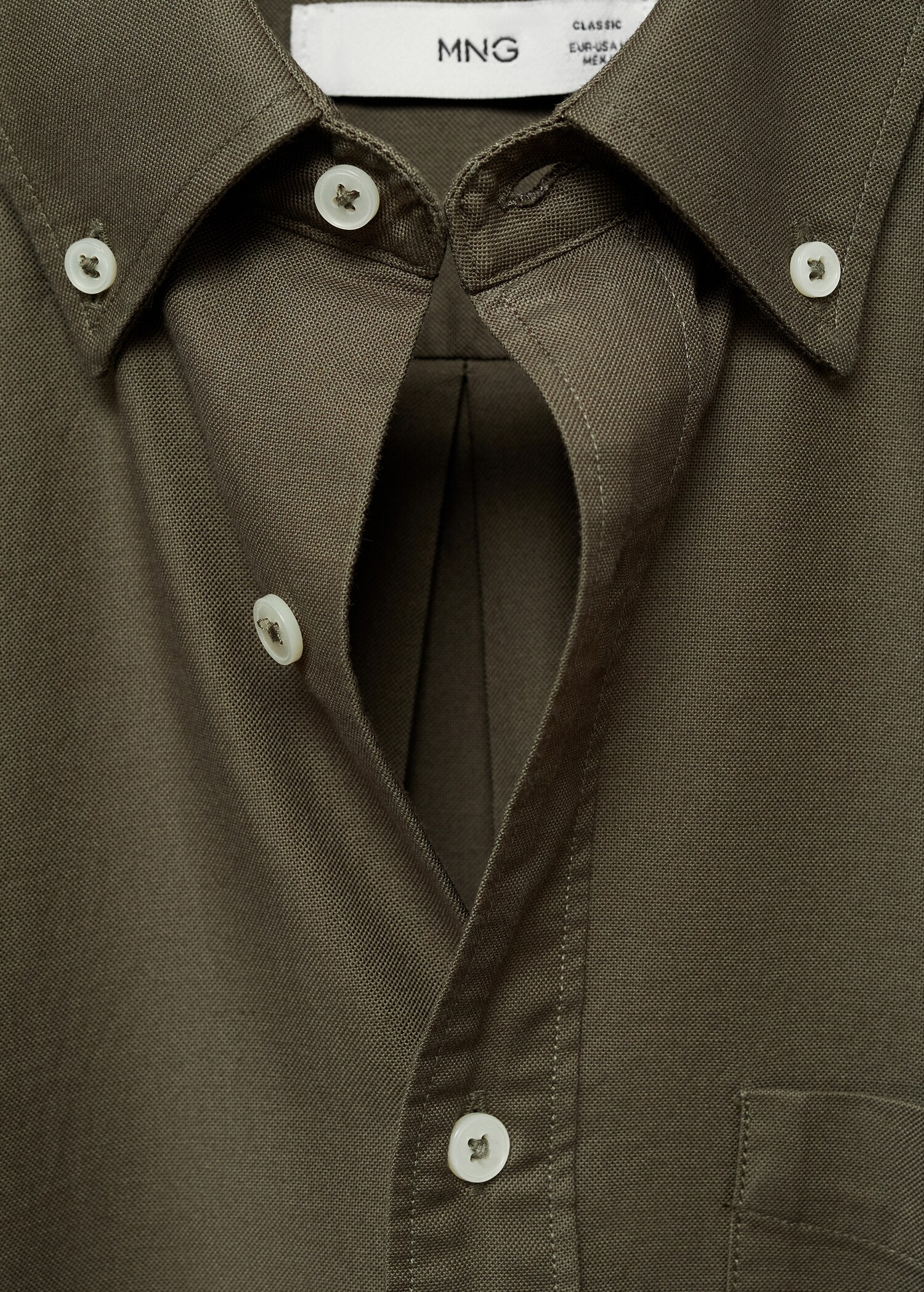 Oxfordhemd aus 100 % Baumwolle - Detail des Artikels 8