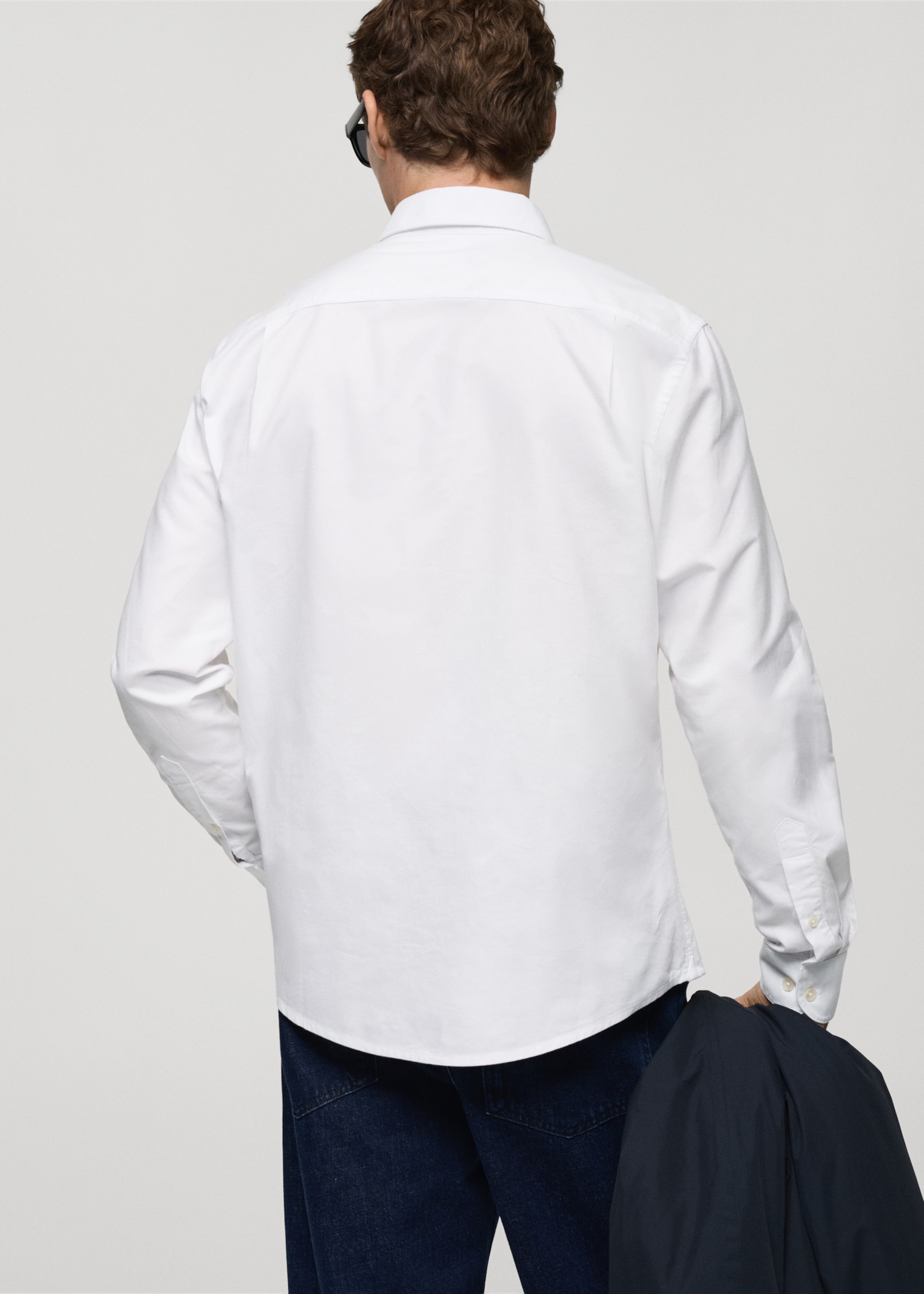 Camisa regular fit Oxford cotó - Revers de l'article