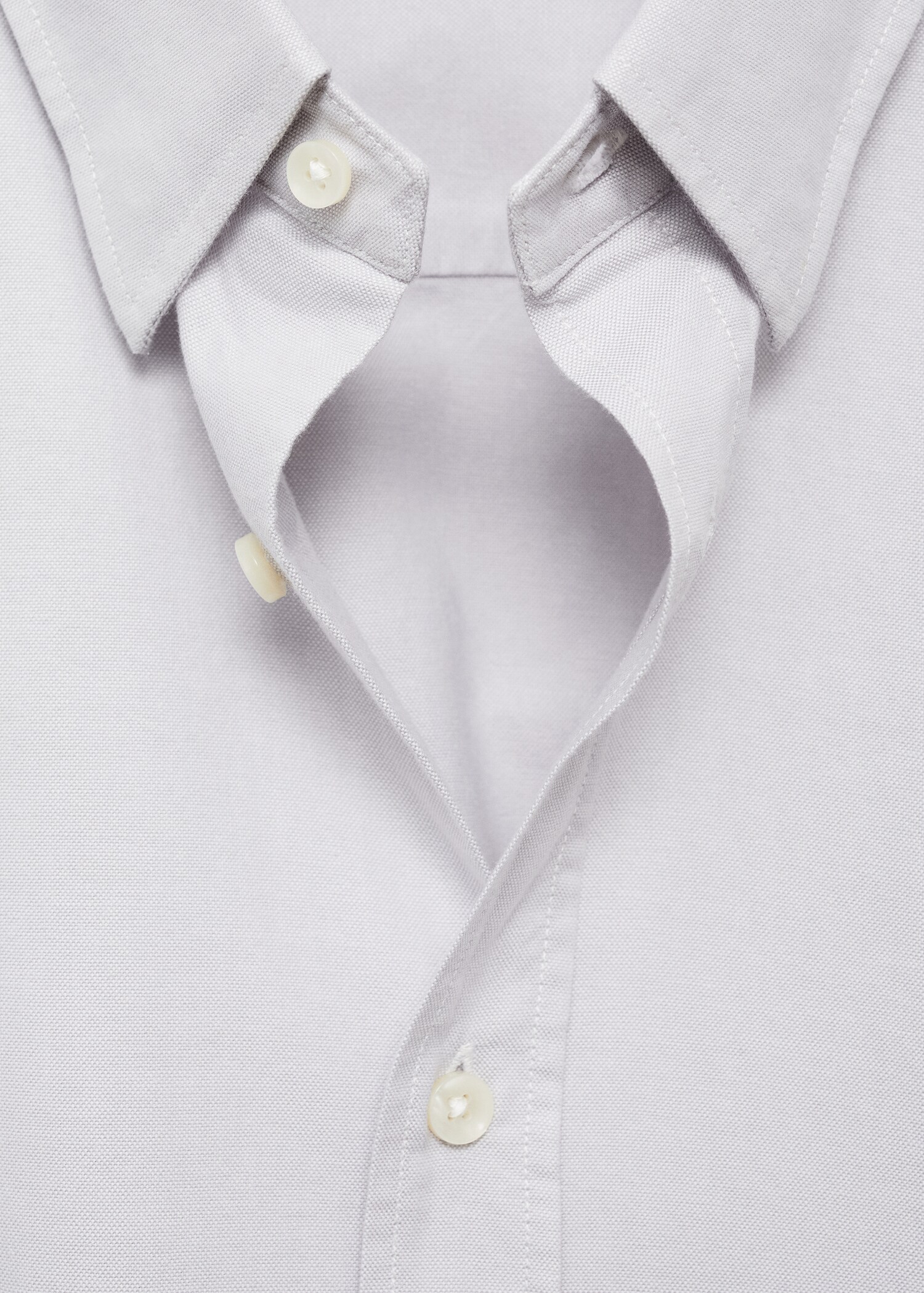 Regular fit Oxford cotton shirt - Details of the article 8