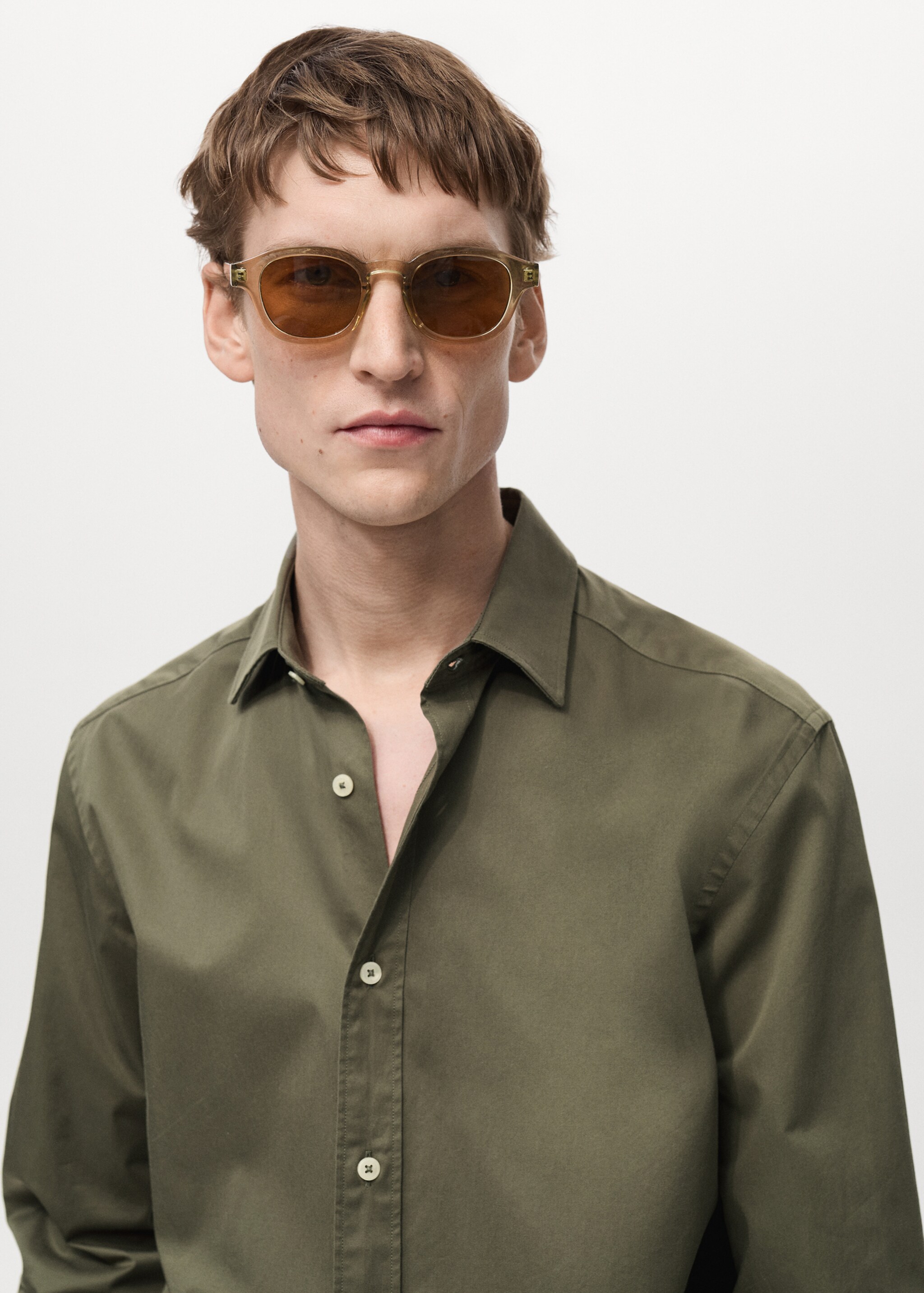 Camisa 100% algodón regular fit - Detalle del artículo 1