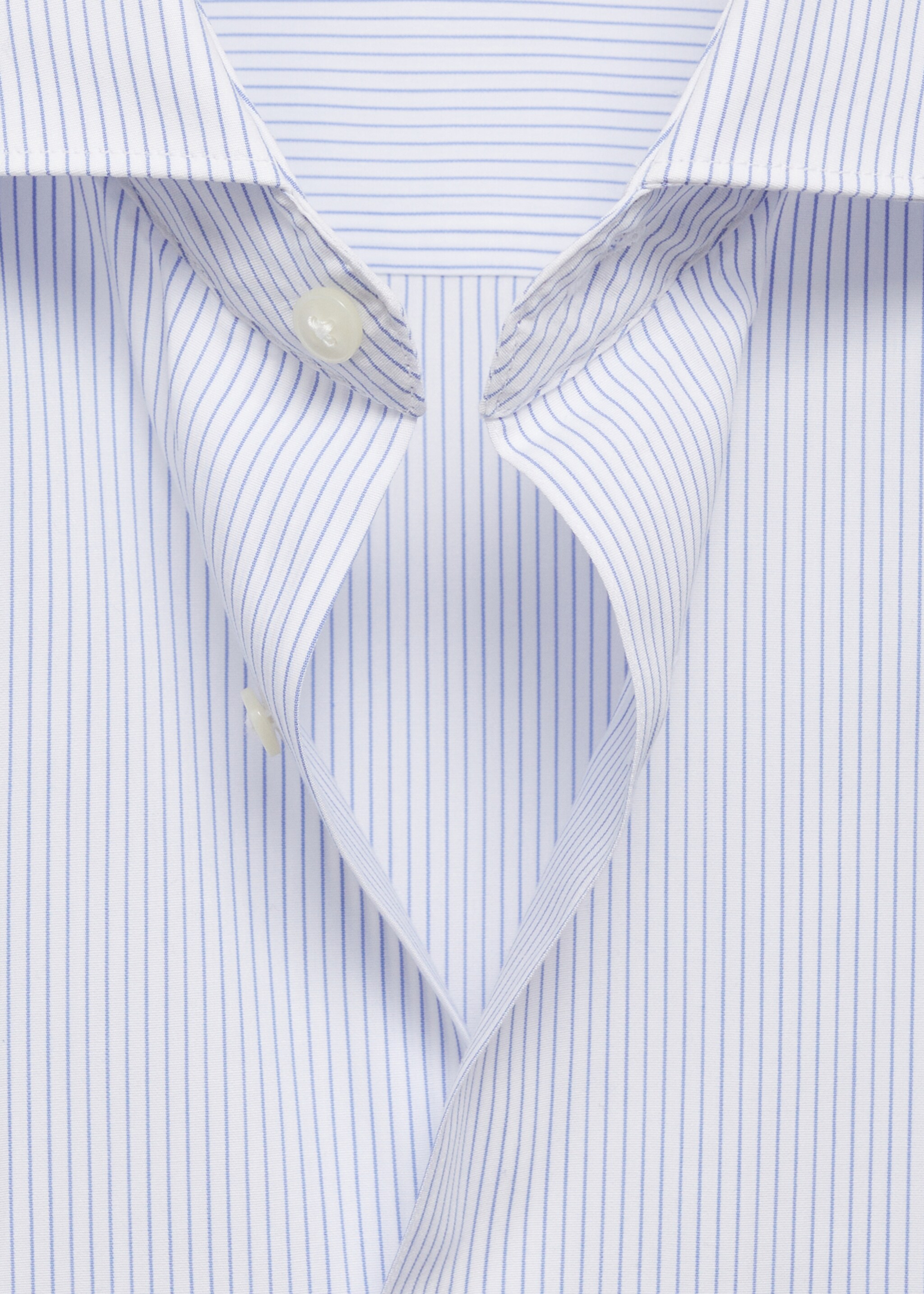 Slim fit striped cotton shirt - Details of the article 8