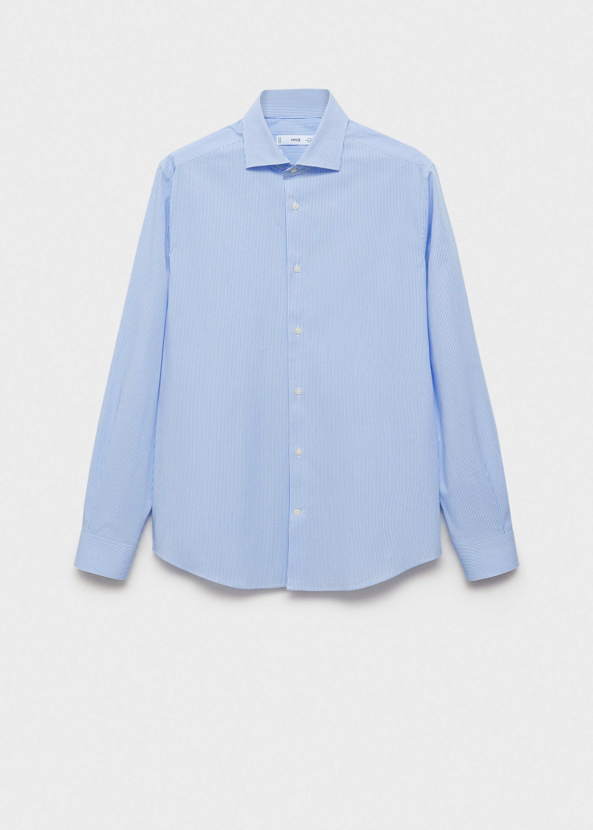 Slim fit striped cotton shirt - Article without model
