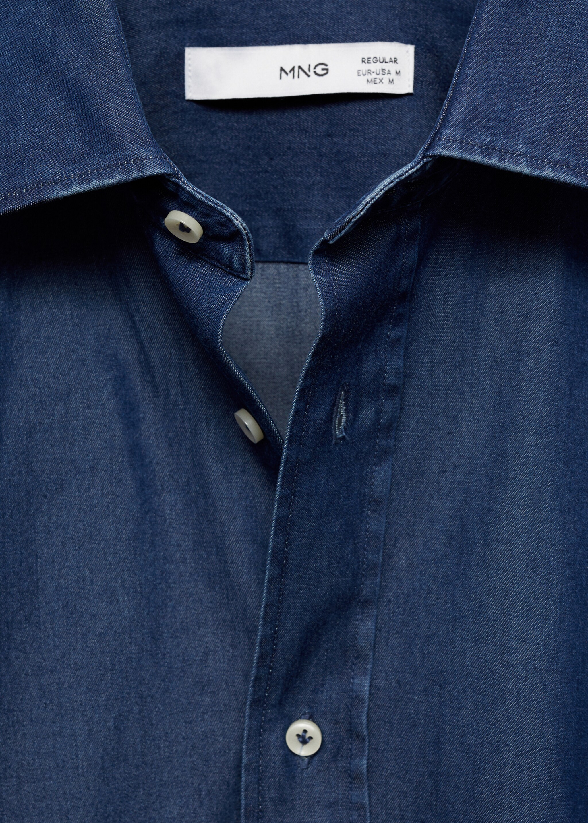 Chemise slim fit coton chambray - Détail de l'article 8