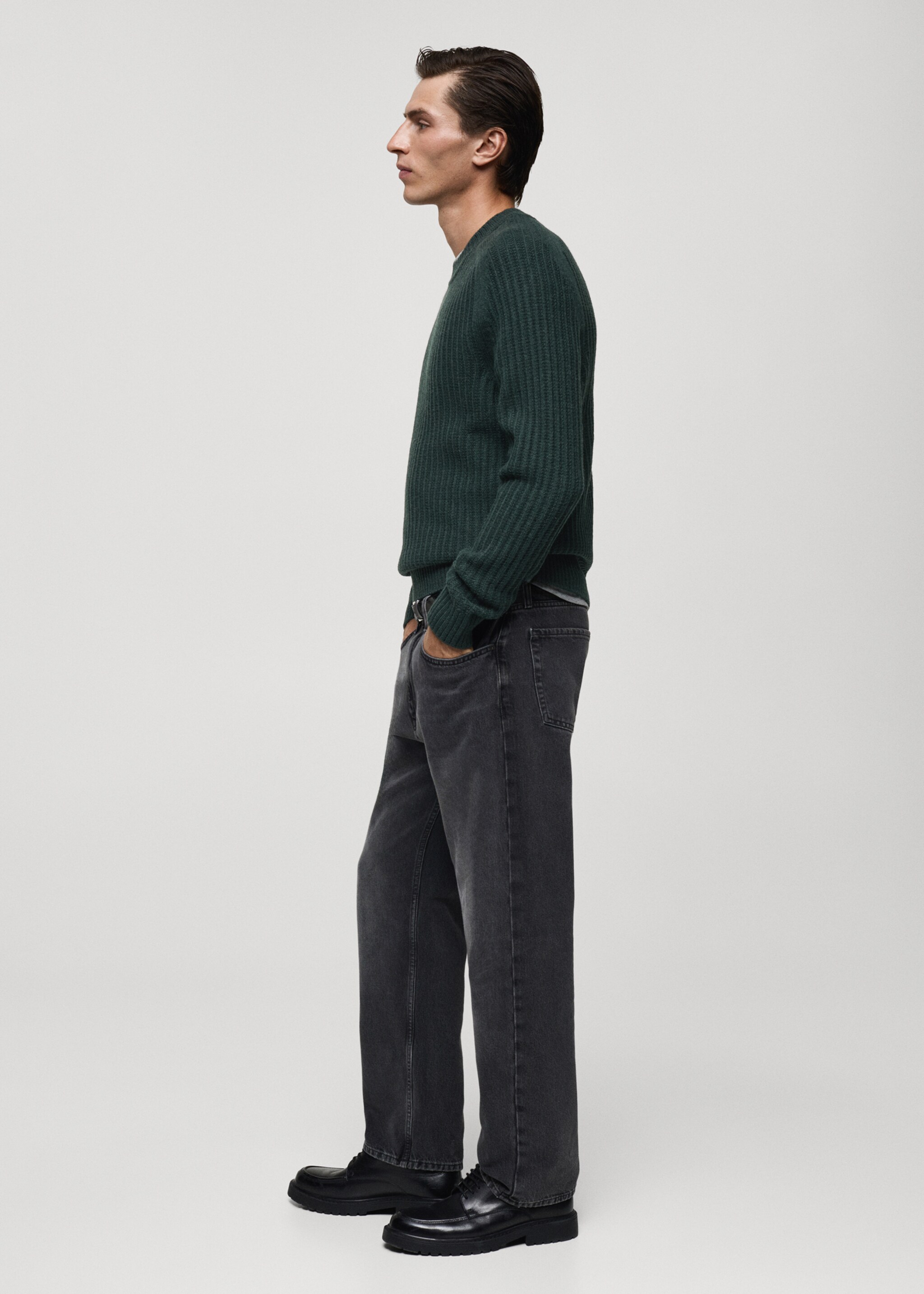 Wool-blend rib-knit sweater - Details of the article 2