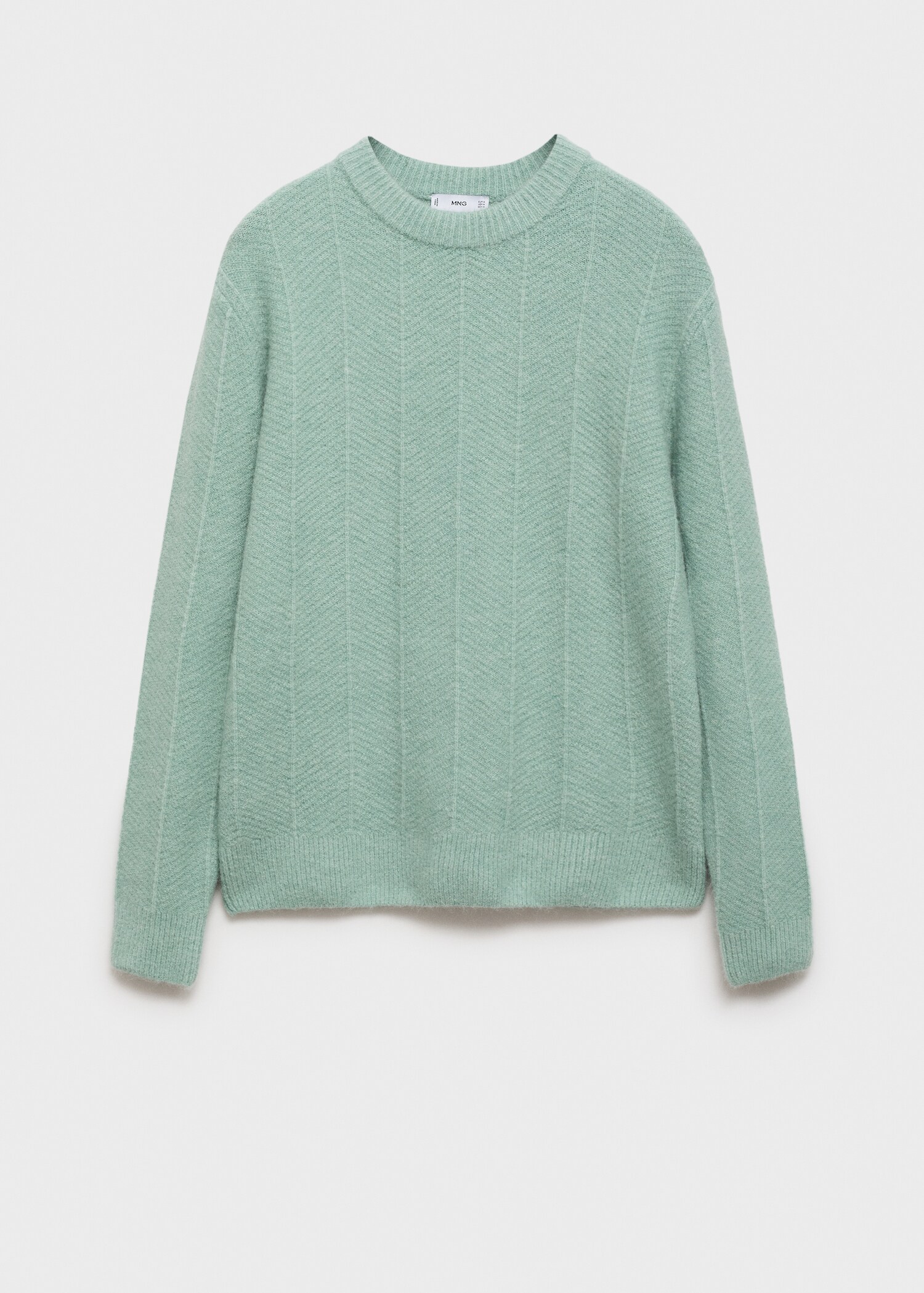 Structured knitted sweater - Article without model