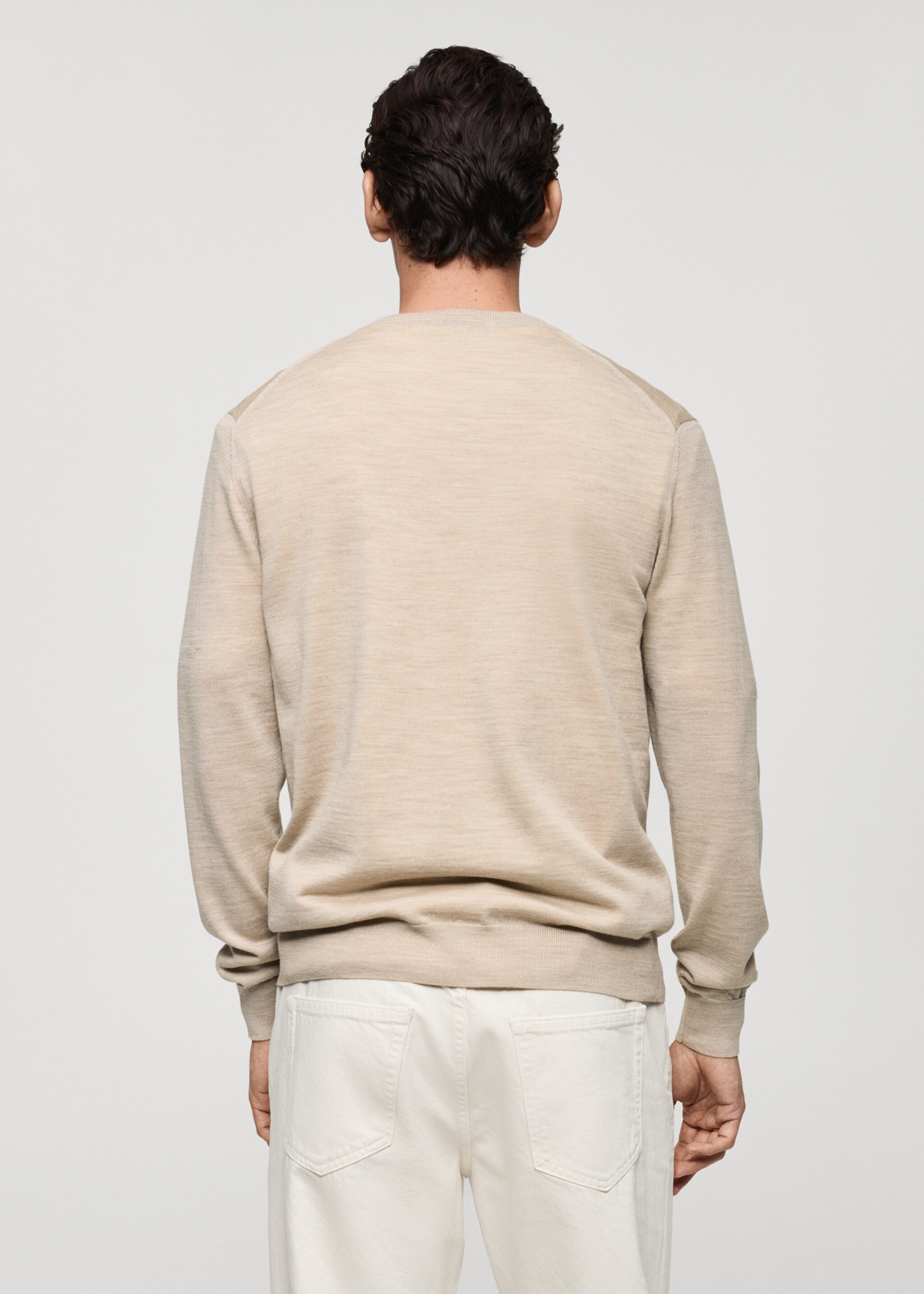 Pull-over 100 % laine mérinos - Verso de l’article