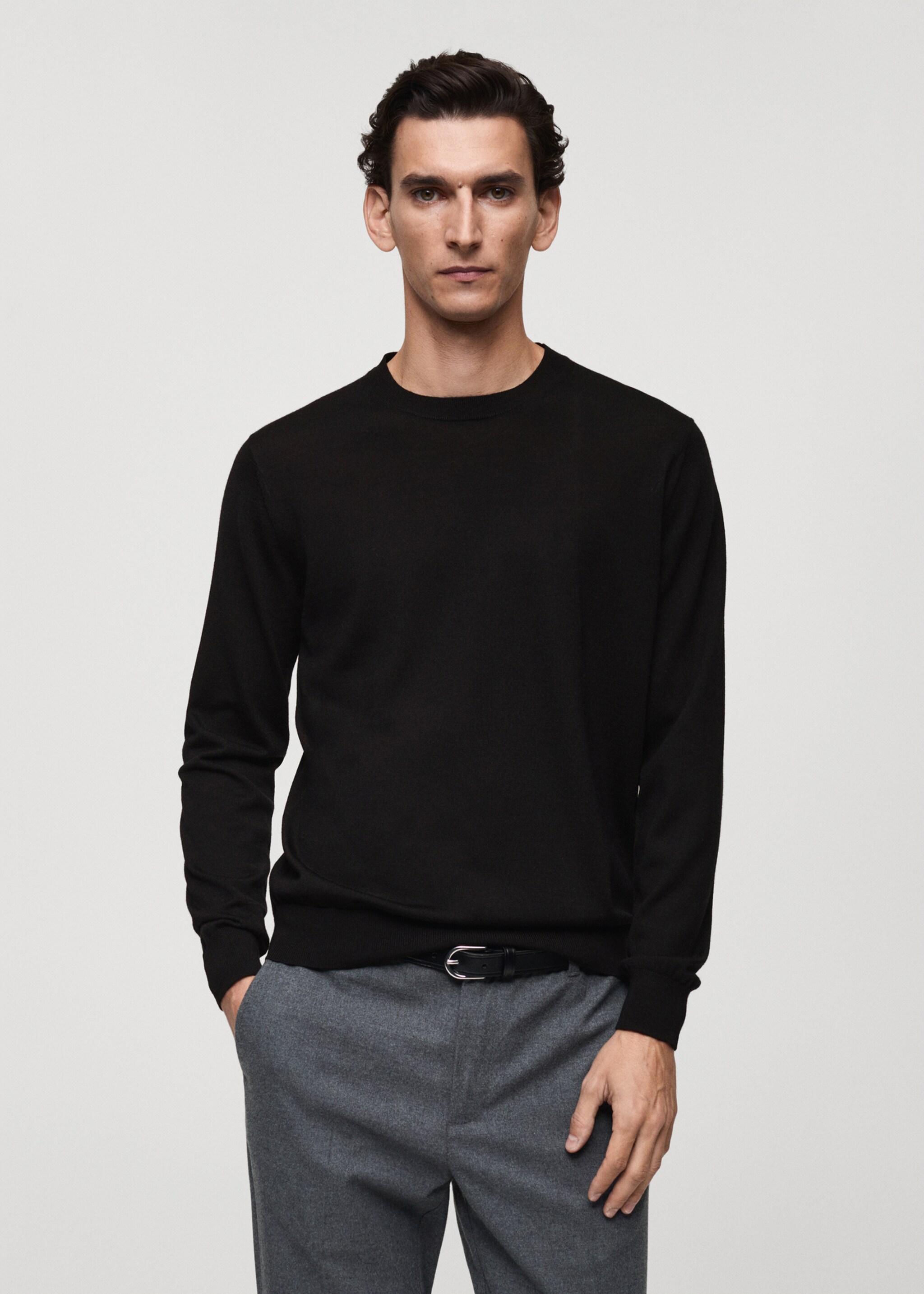 Pullover aus 100 % Merinowolle - Mittlere Ansicht