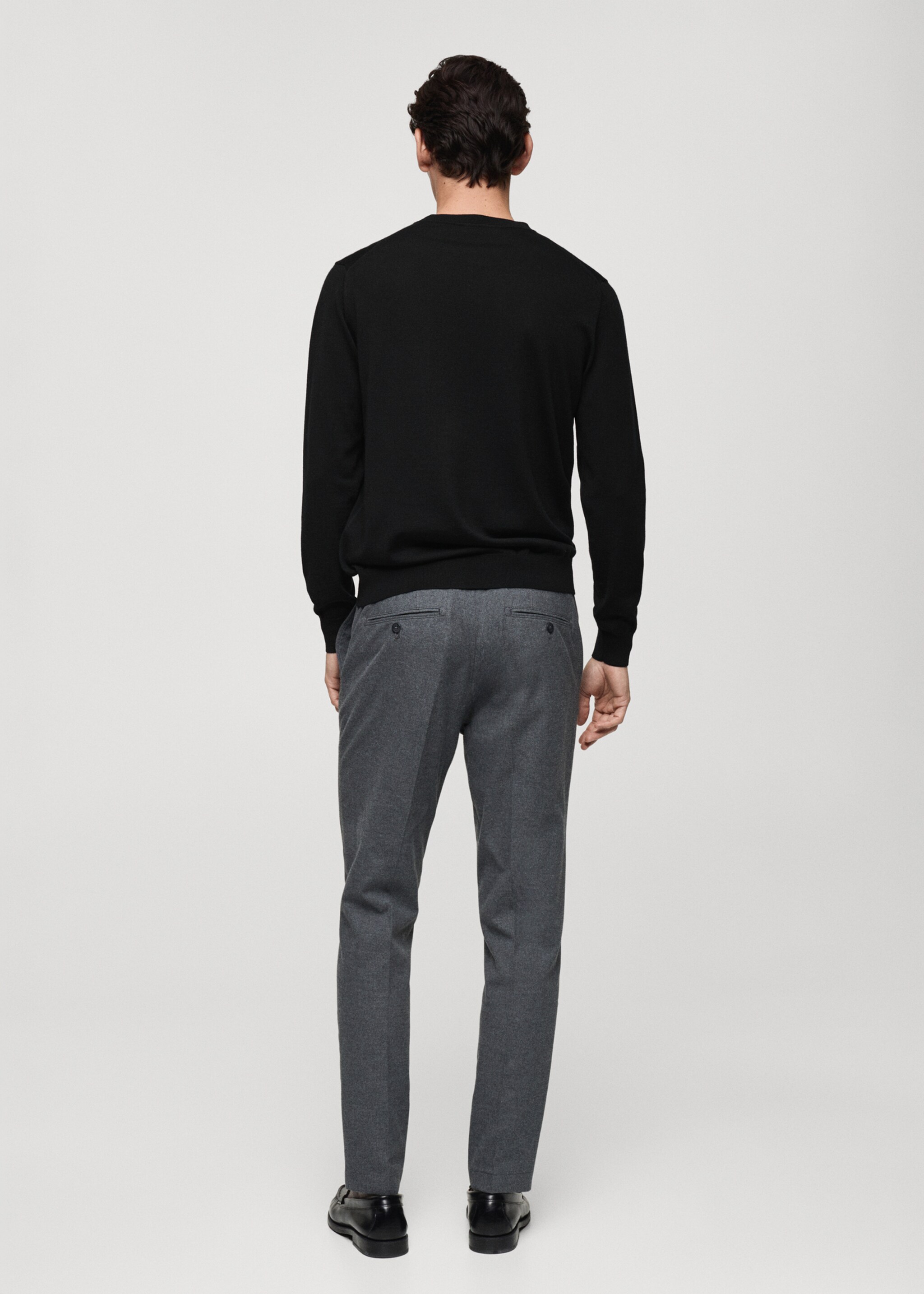 Pullover aus 100 % Merinowolle - Rückseite des Artikels