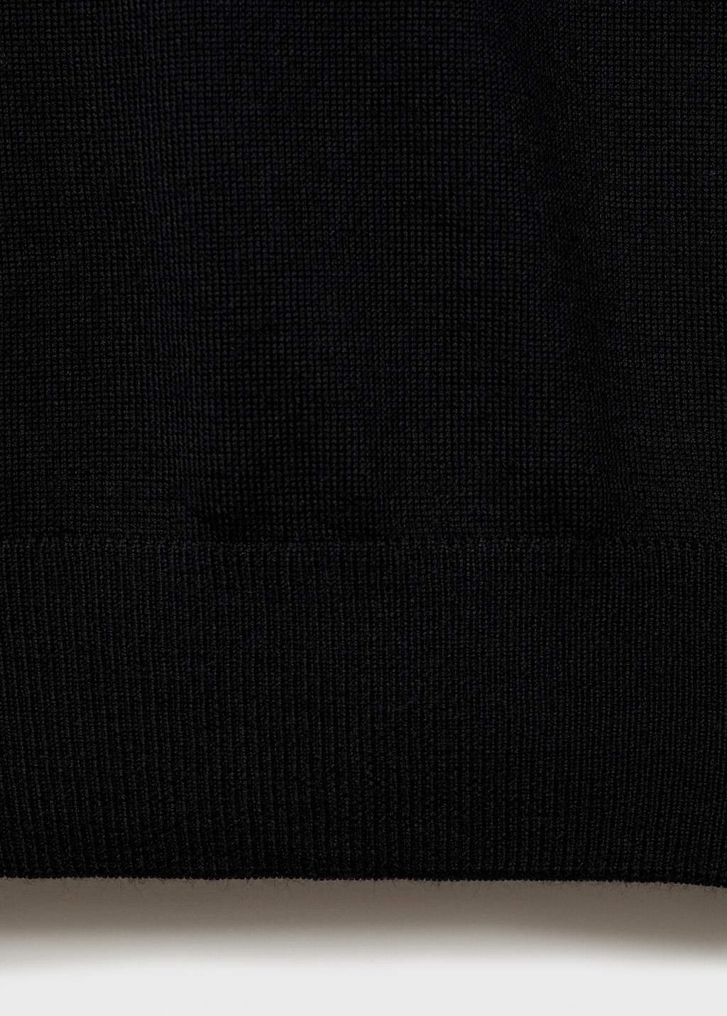 100% merino wool perkins-neck sweater with zipper - Men
