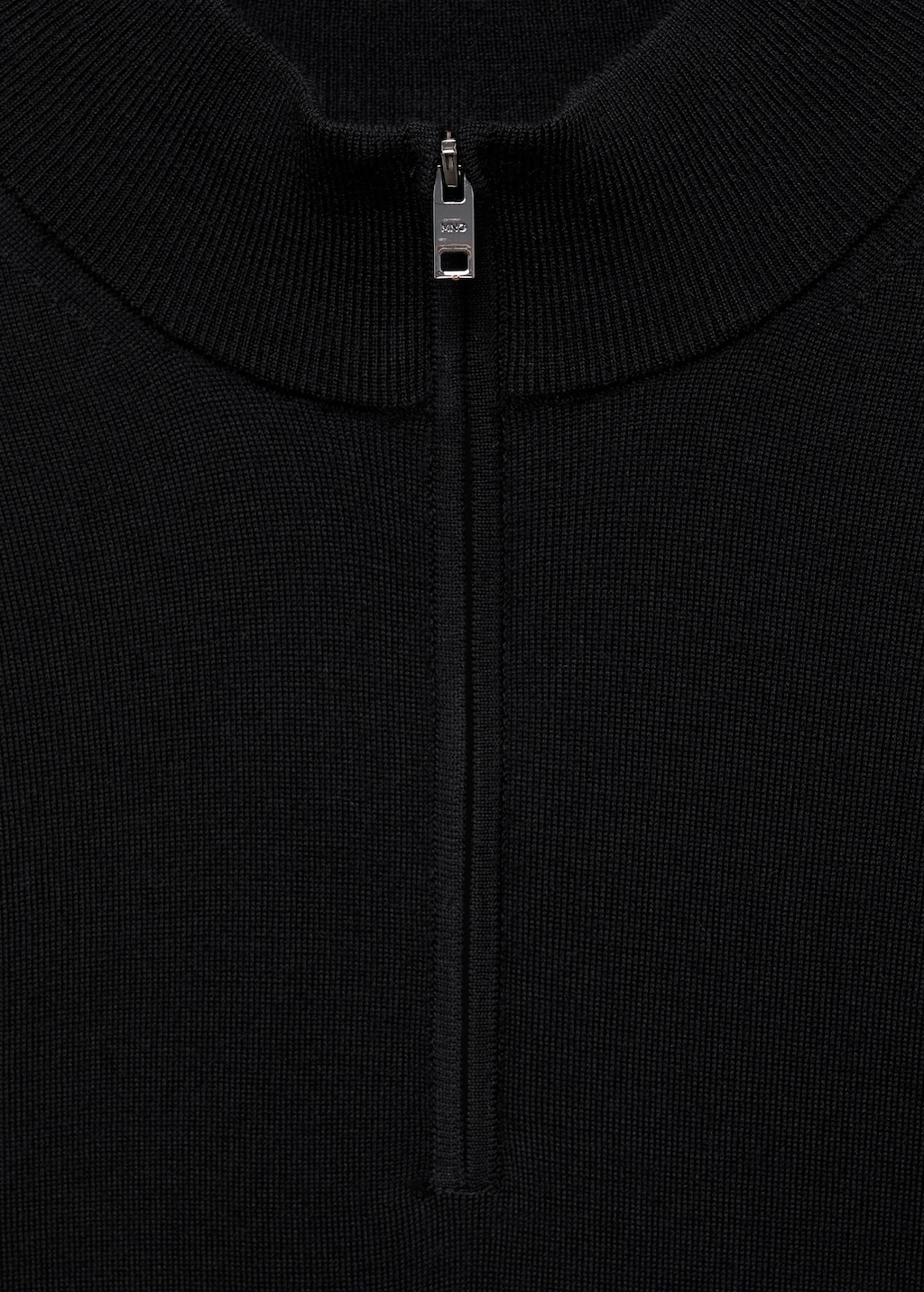 100% merino wool perkins-neck sweater with zipper - Men 100% merino wool perkins-neck sweater with zipper - Men