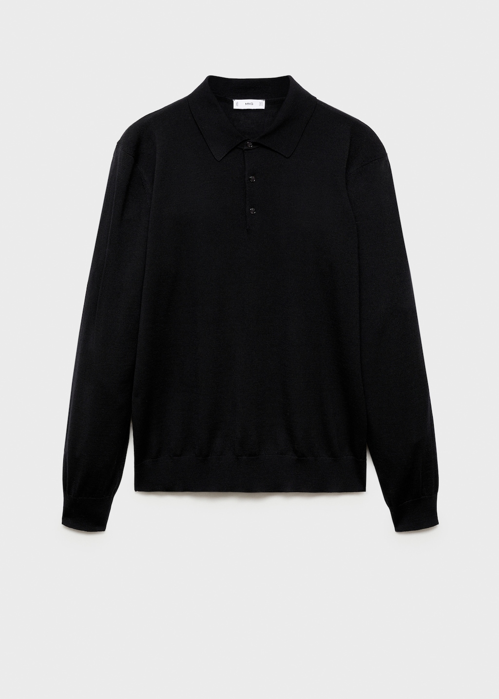 Polo sweater black