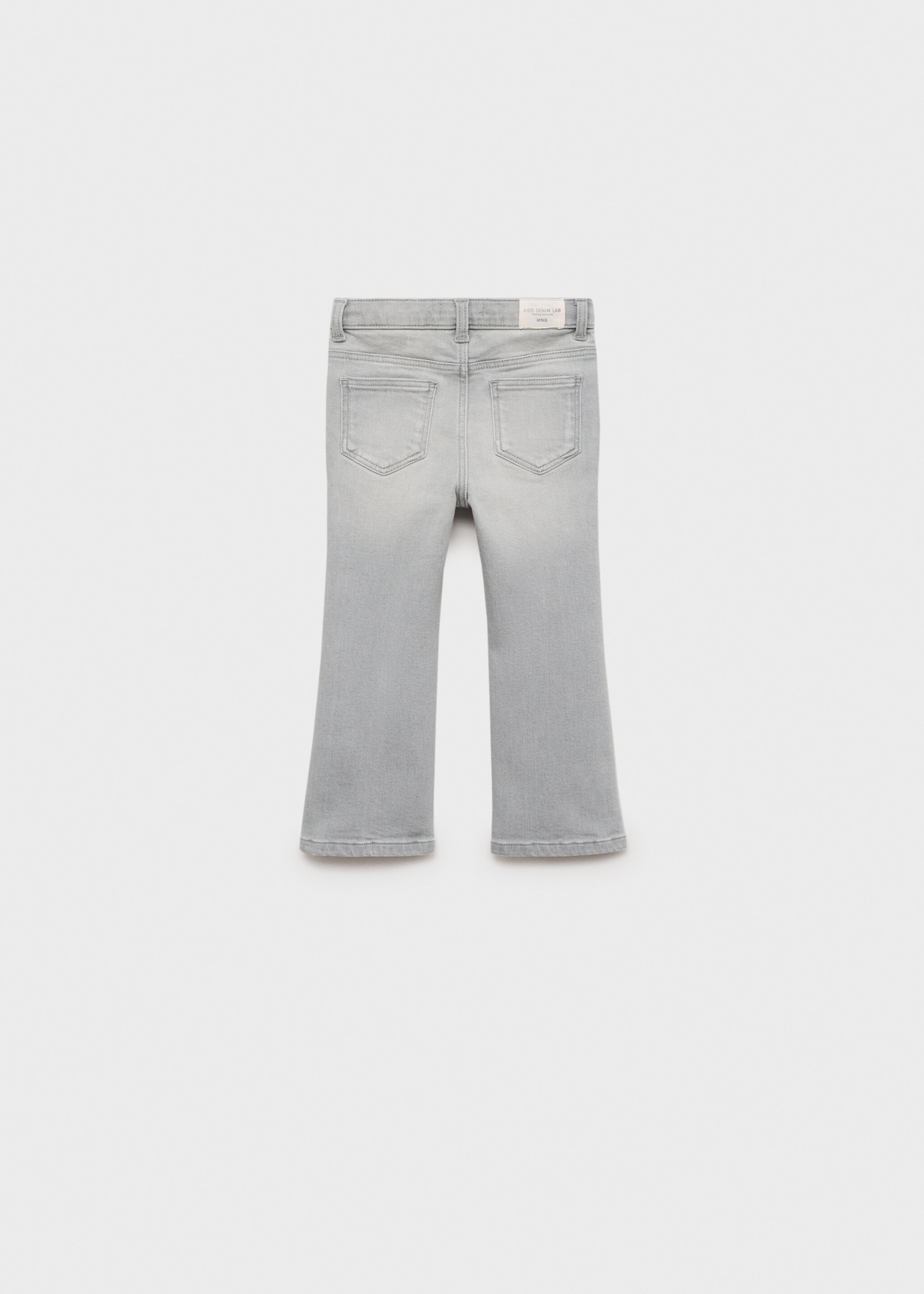 Flared jeans with pocket - Reverse of the article