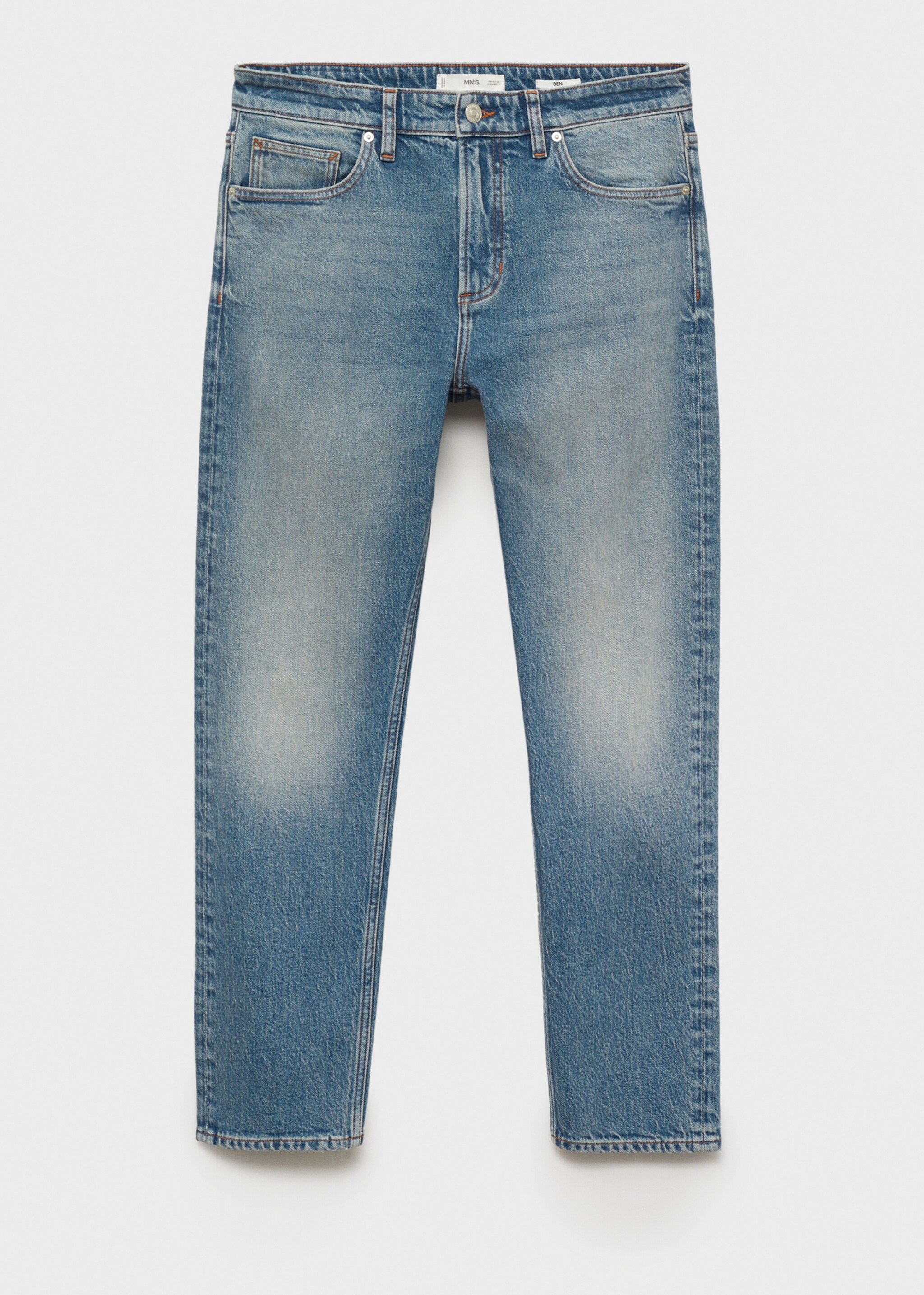 Джинсы Ben tapered fit с эффектом деграде - Изделие без модели