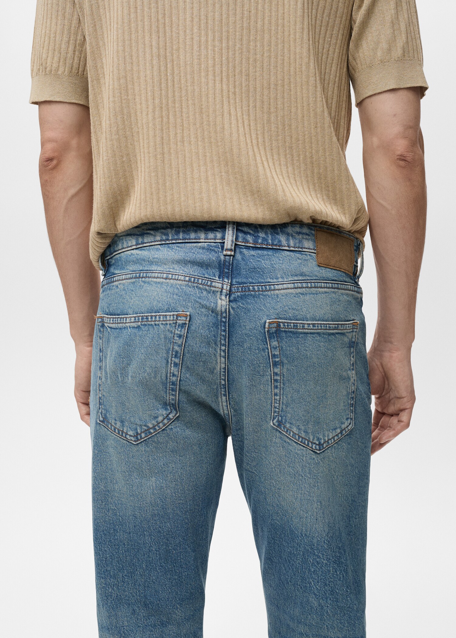 Tapered-Fit-Jeans Ben im Used-Look - Detail des Artikels 4