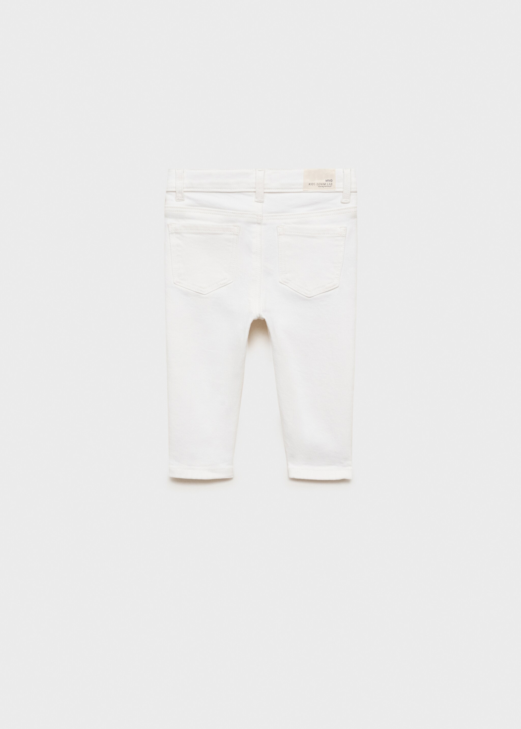 Jeans skinny algodón - Reverso del artículo