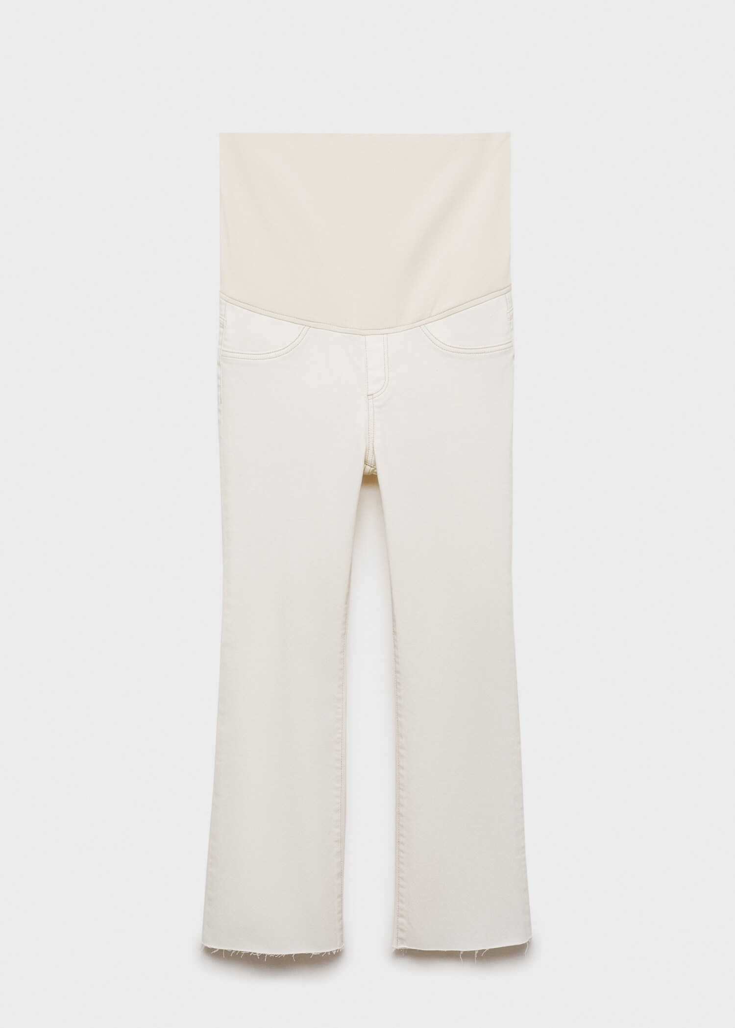 Maternity flared cropped jeans - Article without model