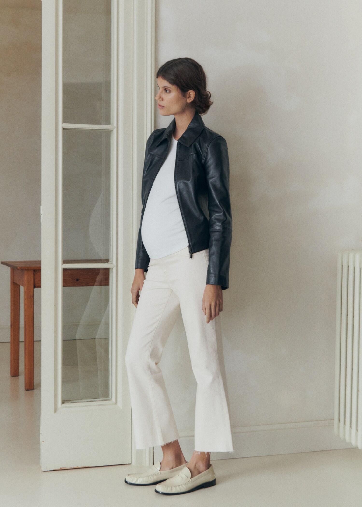 Maternity flared cropped jeans - Details of the article 7