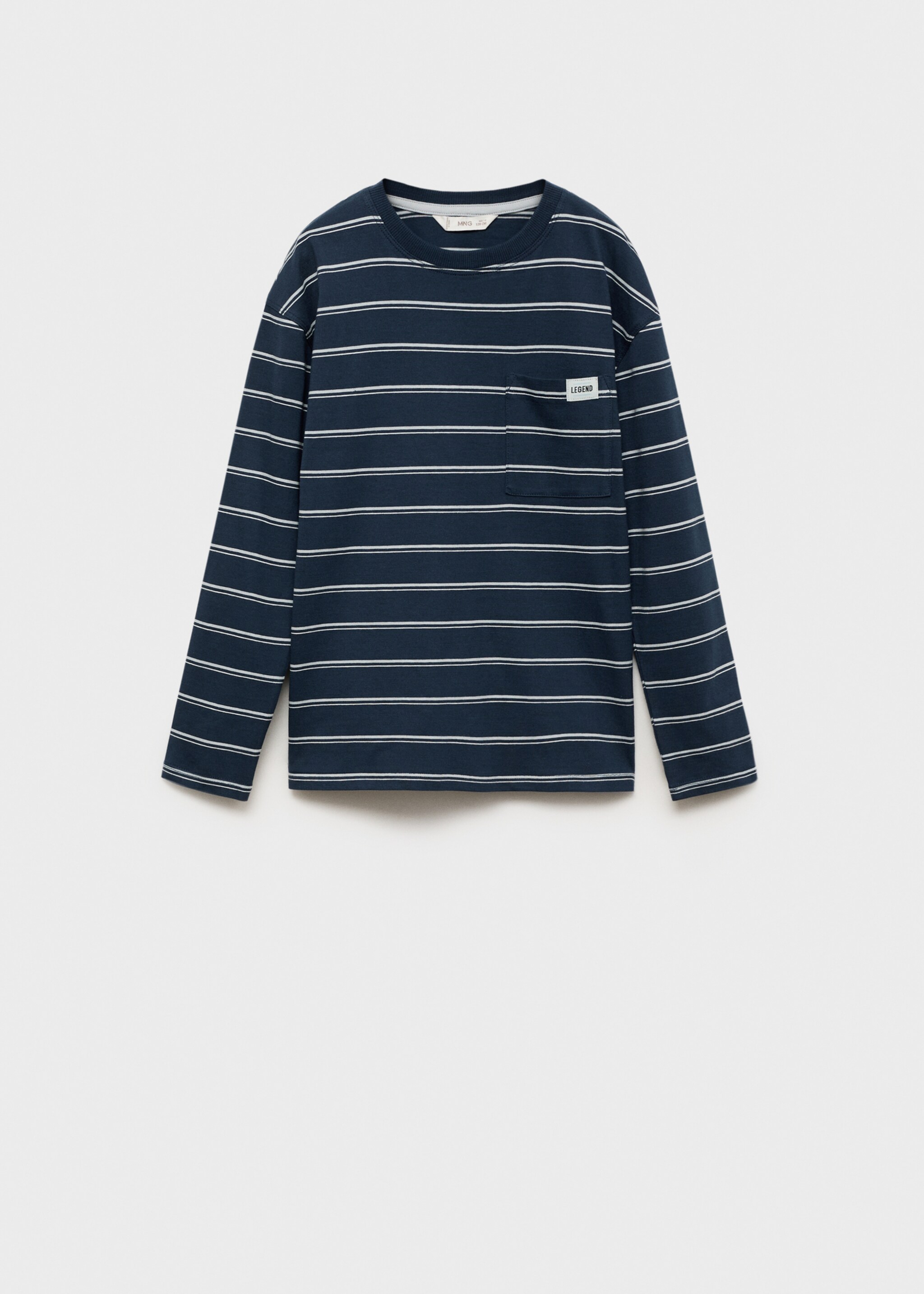 Camiseta rayas bolsillo - Artículo sin modelo