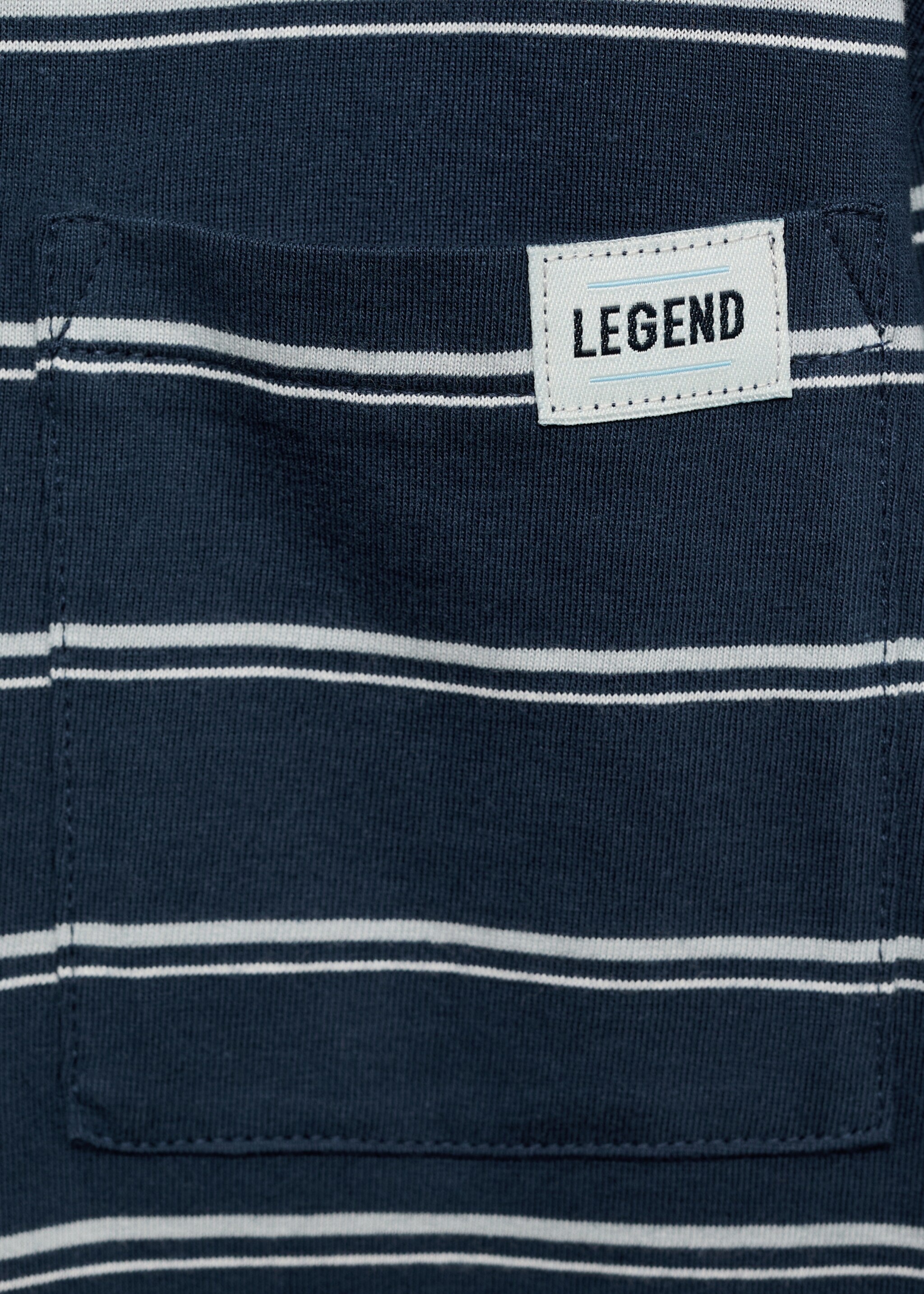 Camiseta rayas bolsillo - Detalle del artículo 0