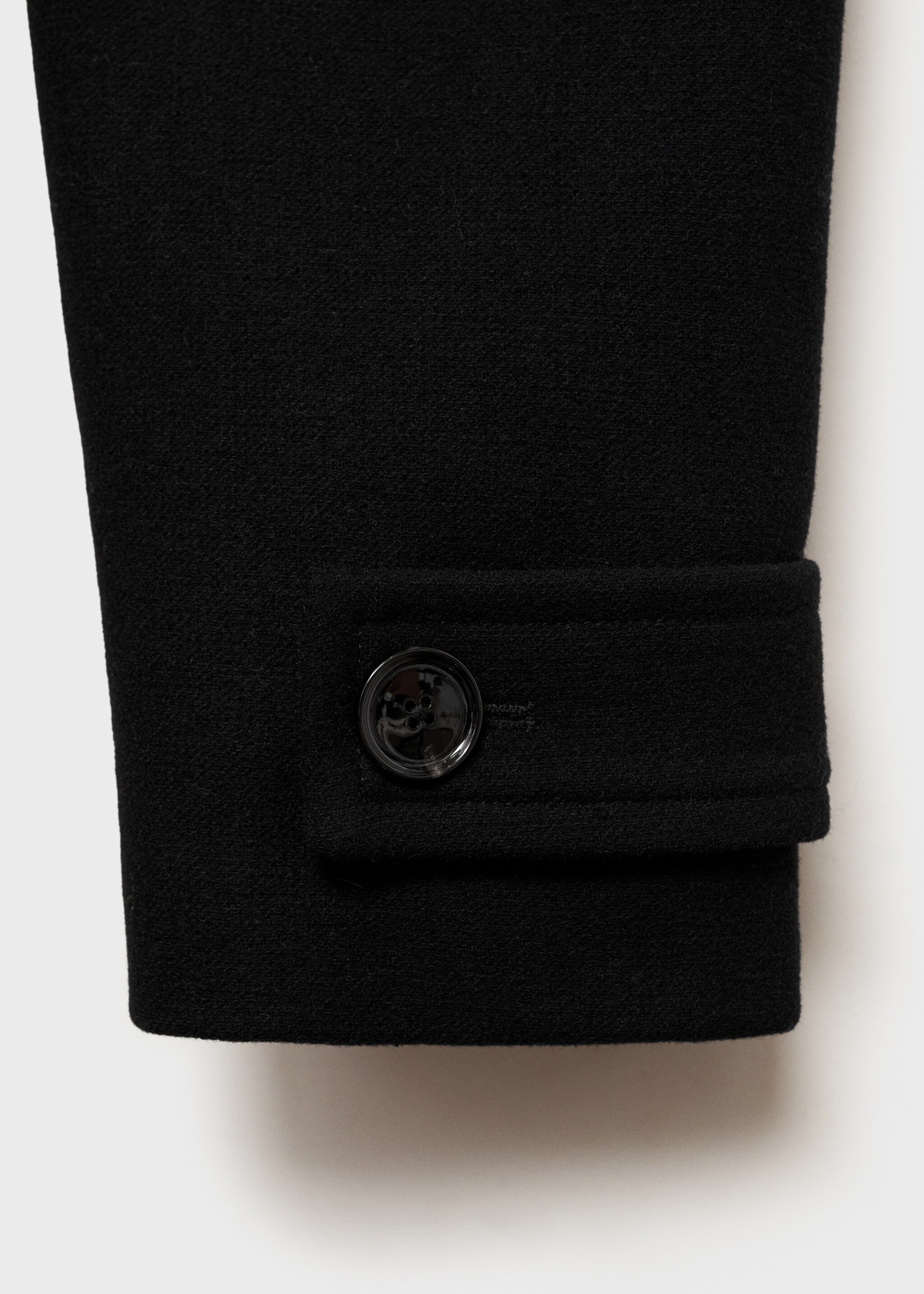 Midi wool coat with buttons - Details of the article 0