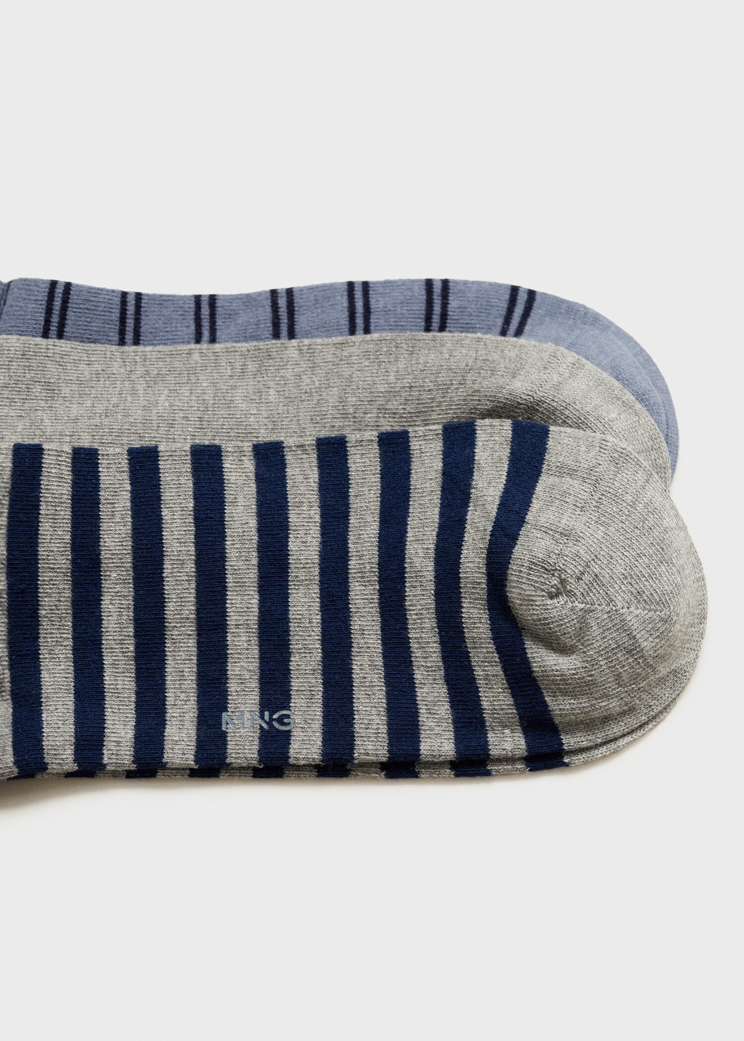Pack of 3 striped cotton socks - Details of the article 0