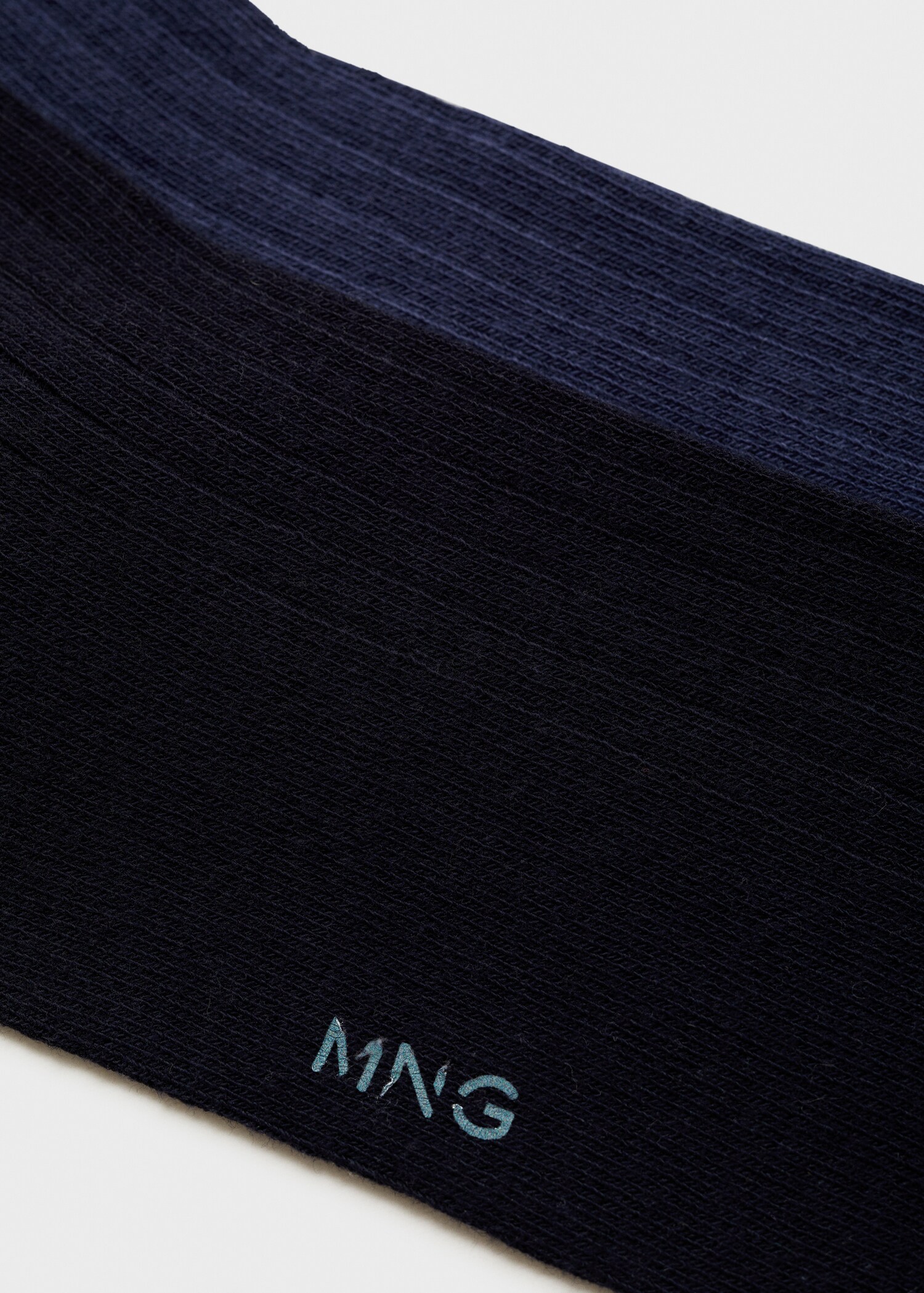 2er-Pack Baumwollsocken mit Rippmuster - Detail des Artikels 0