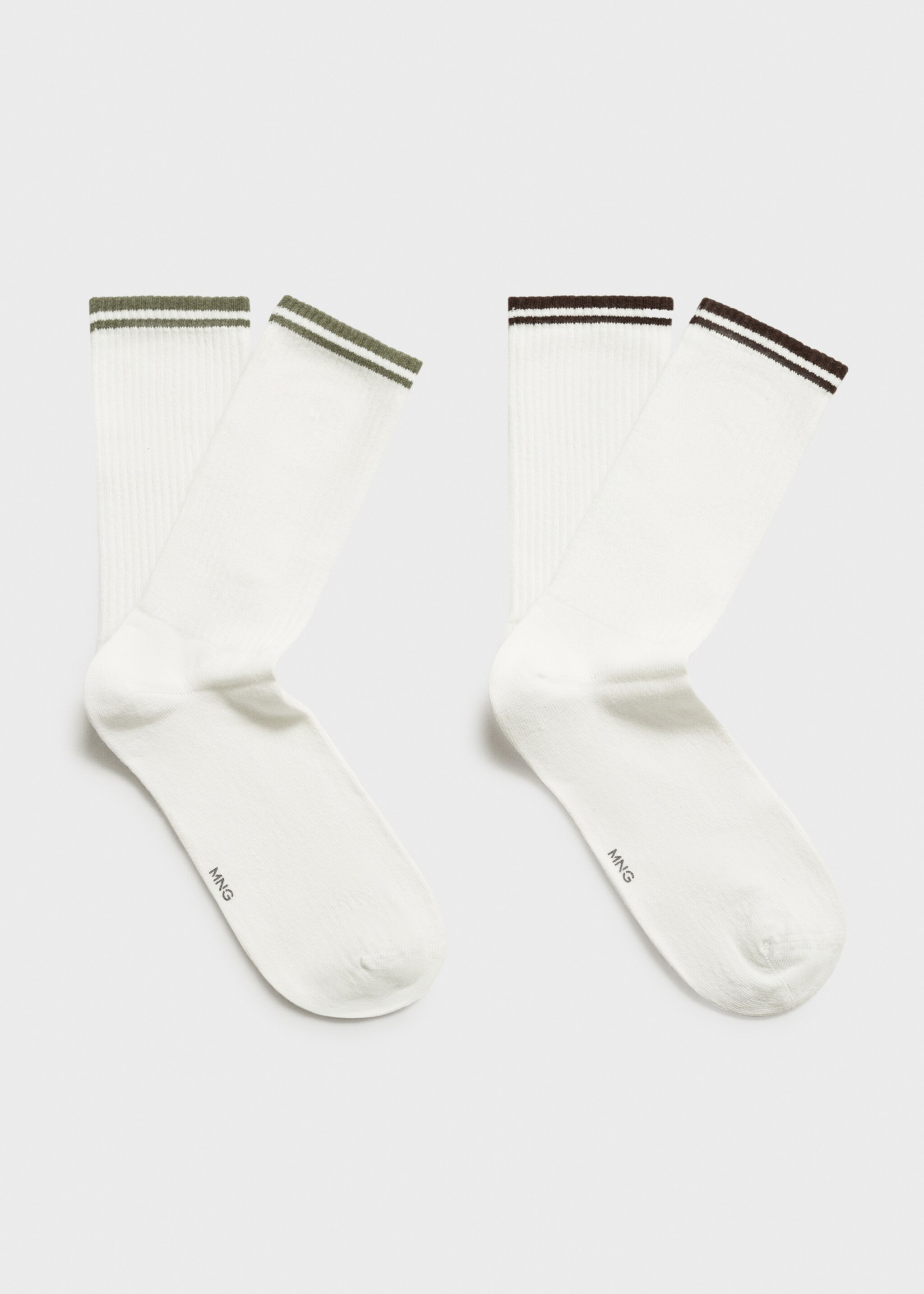 2 pack striped socks - Article without model