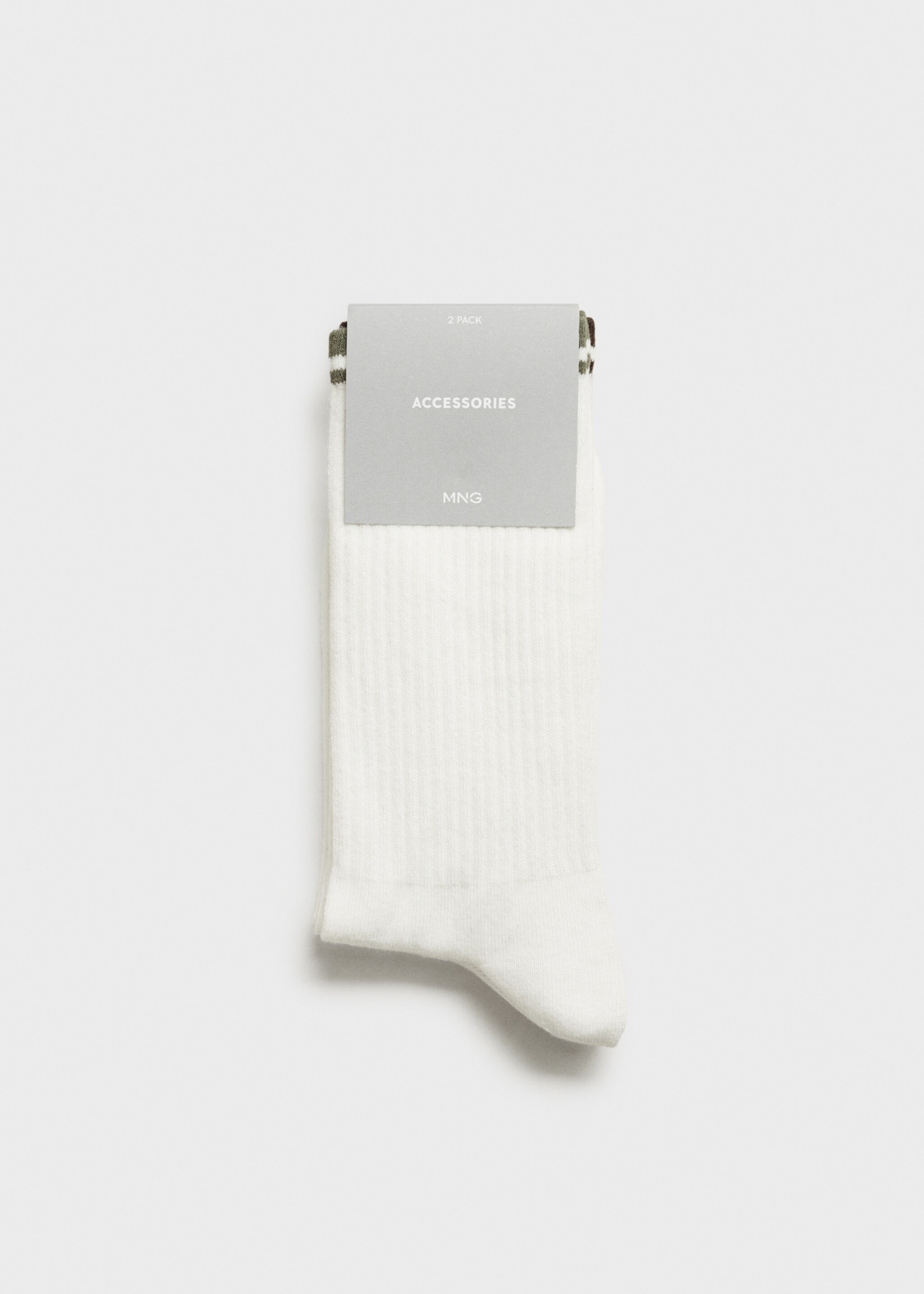 2 pack striped socks - Reverse of the article